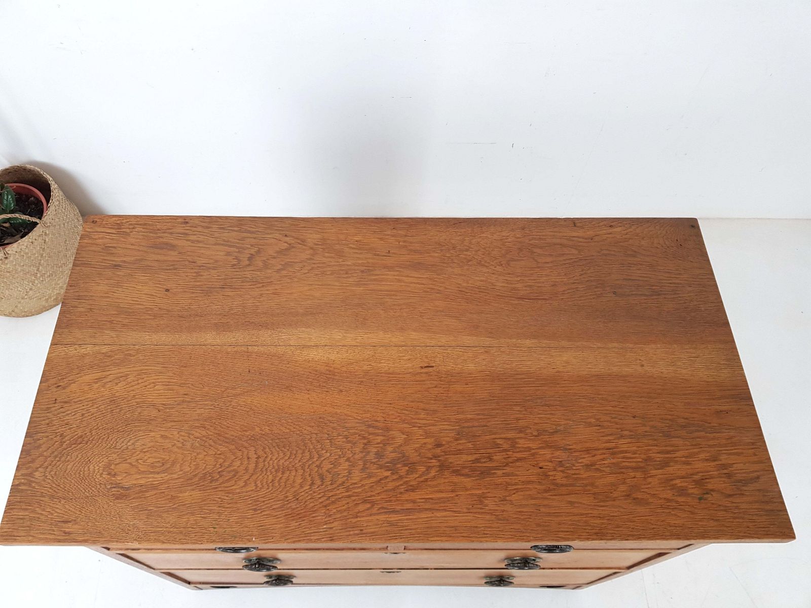 Antique Solid Oak Chest Of Drawers photo buy