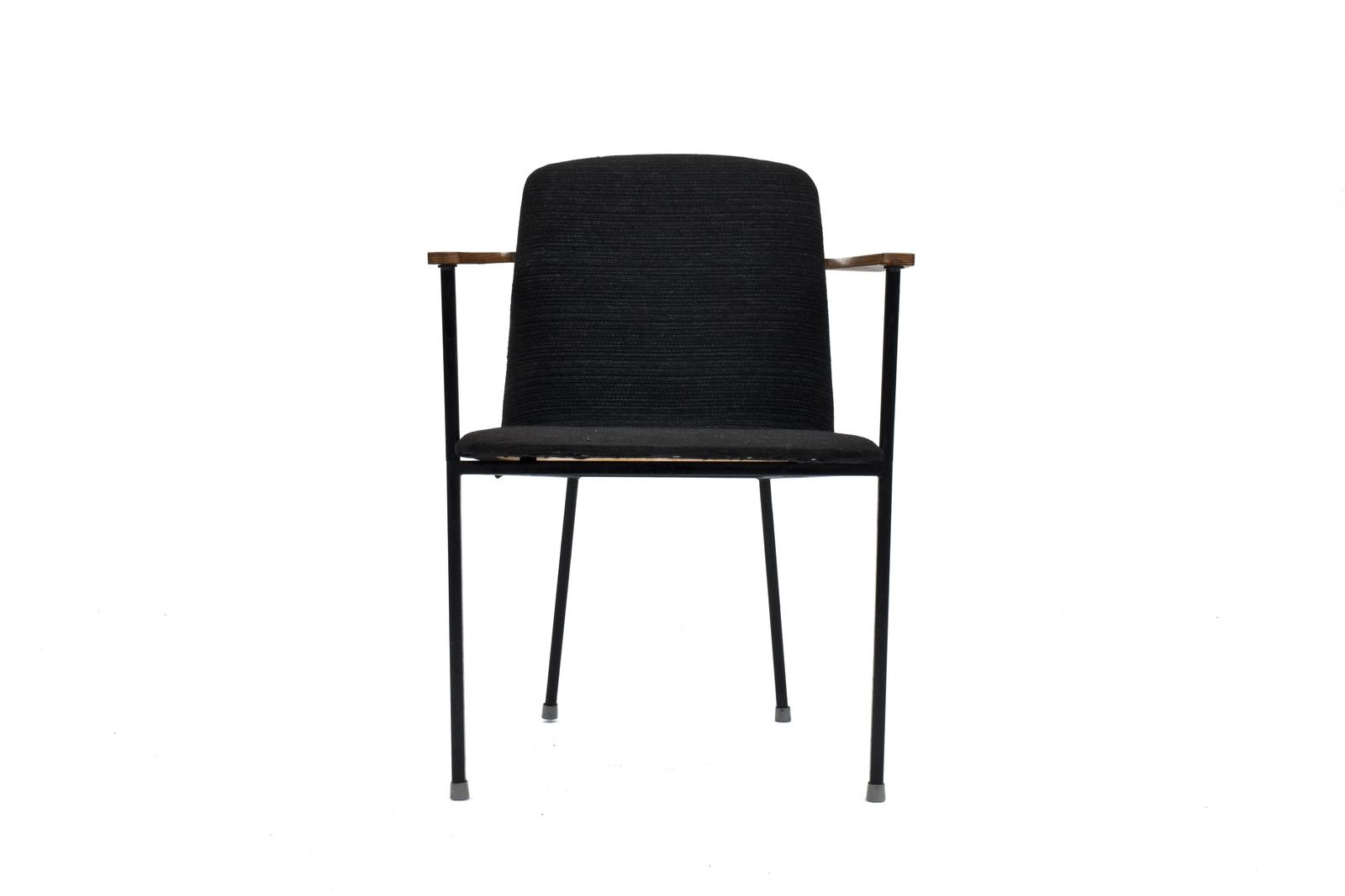 550.0 1960s Rosewood & Steel Side Chairs photo