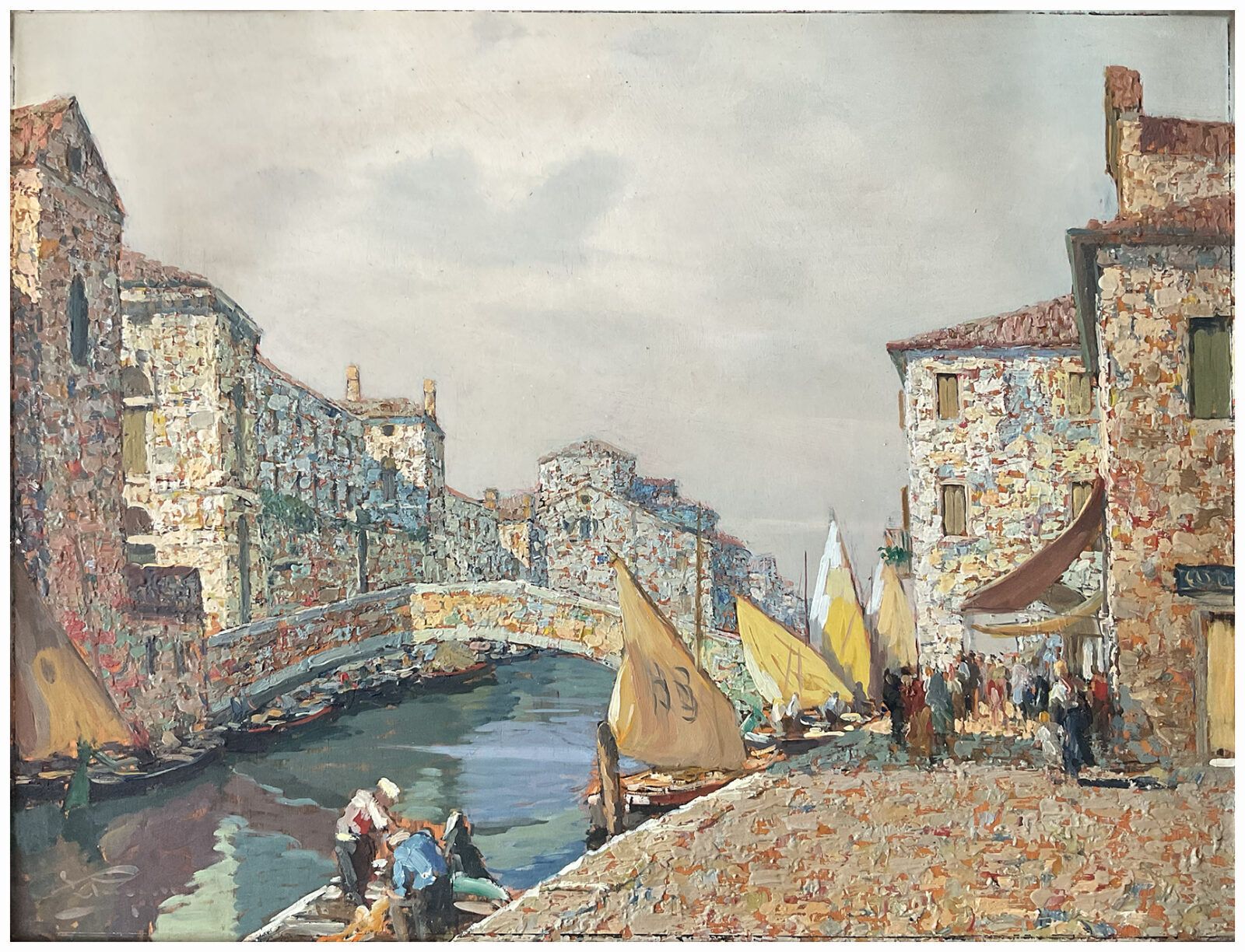 Luigi Pagan, View Of Chioggia – 1939 photo 1727.0