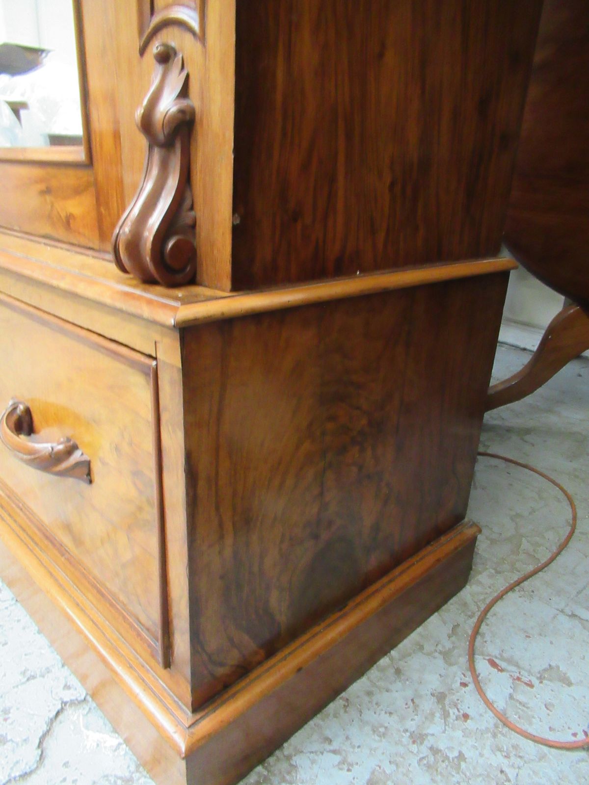 photo furniture A Victorian     Walnut   Wardrobe   1870s