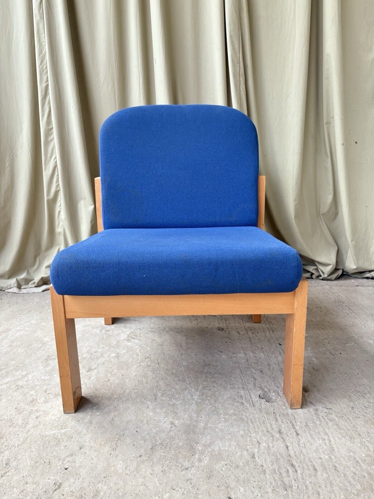 Vtg Late Mid Century Modernist Studio Lounge Chair Scandi Retro Modernist R1074 photo vintage