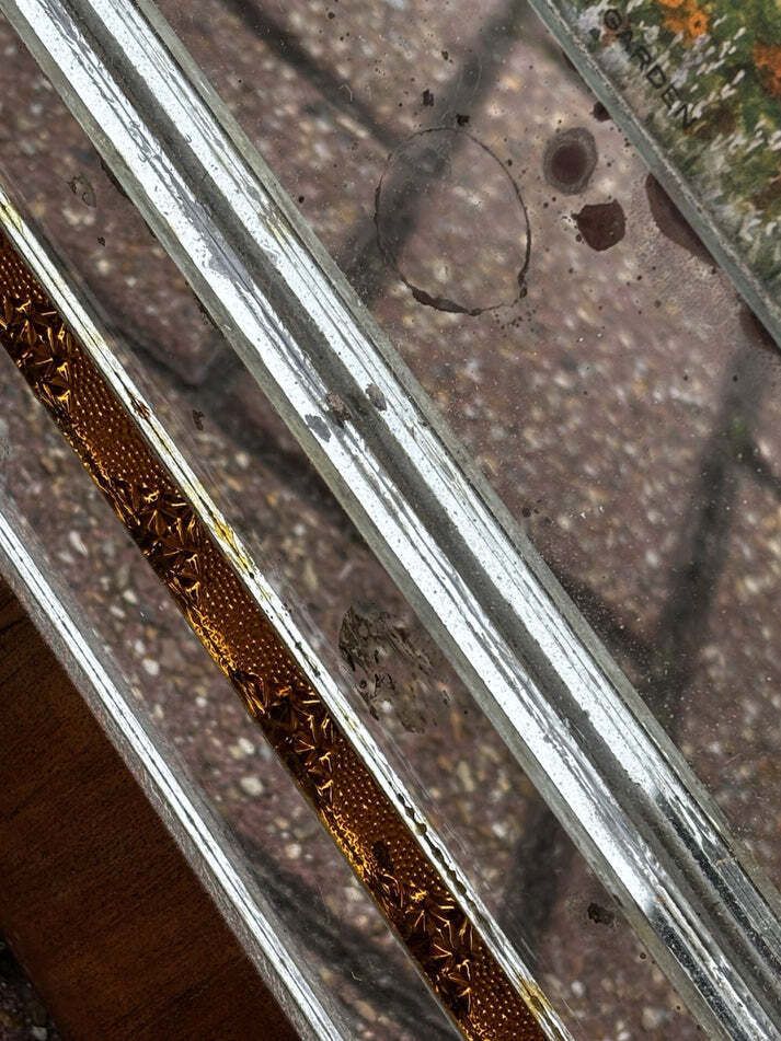 Art Deco Walnut And Glass Fire Screen photo buy