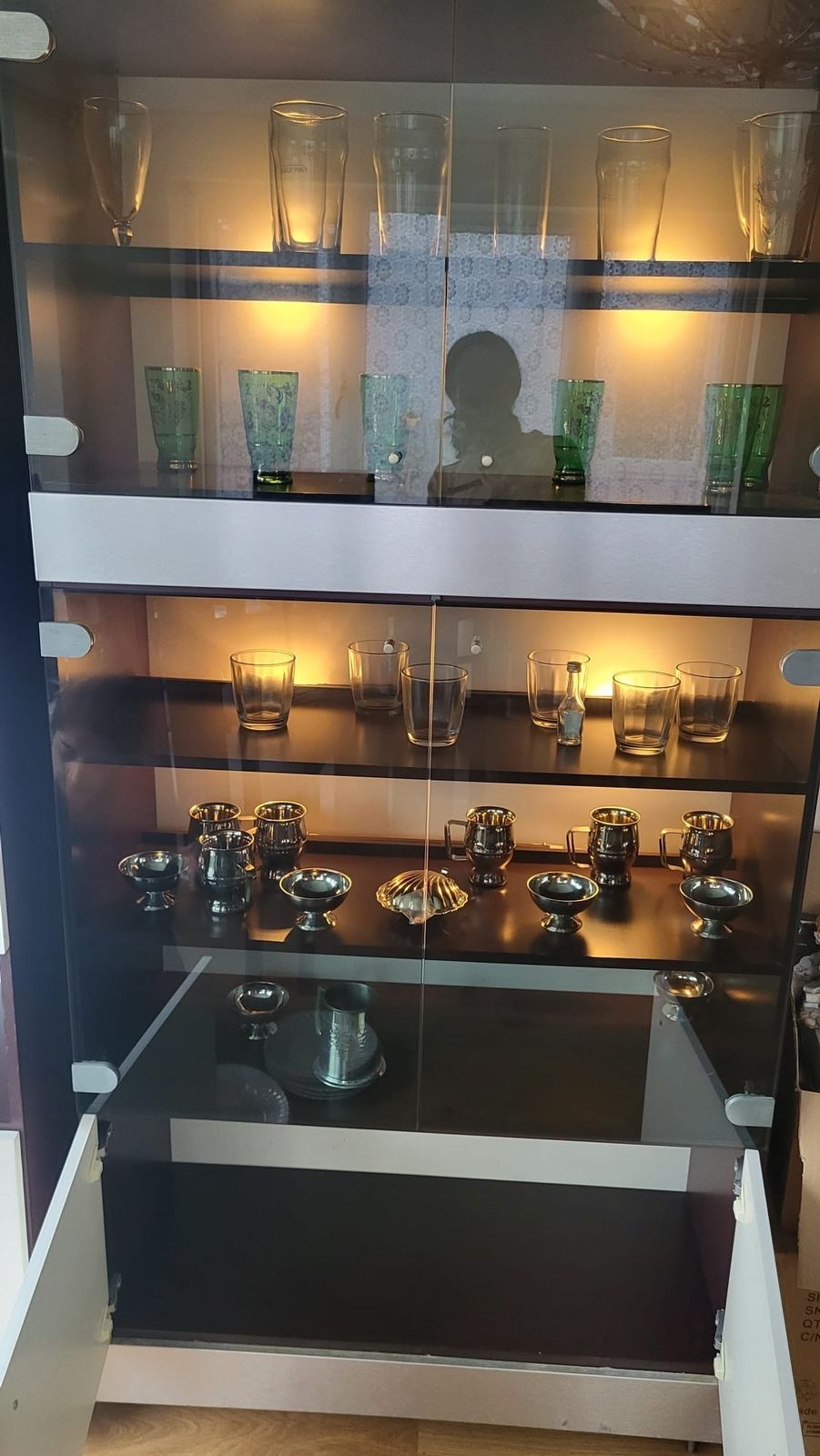Rare 1977 Fertleman 'Starlight' Collection Space Age Display & Bar Cabinet photo furniture
