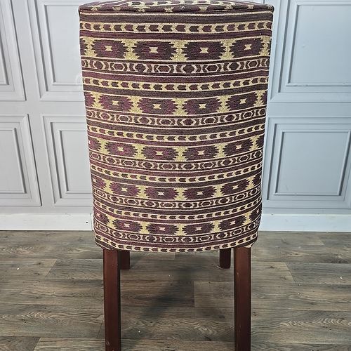 90.0 Antique Vintage Chair  Turkish Kilim Style Bedroom Seat Accent Cocktail Seat photo