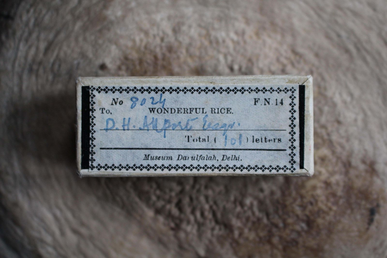 1928 A Wonderful Grain Of Rice 101 Letters Curiosity Delhi To Dulwich Folk Art photo furniture