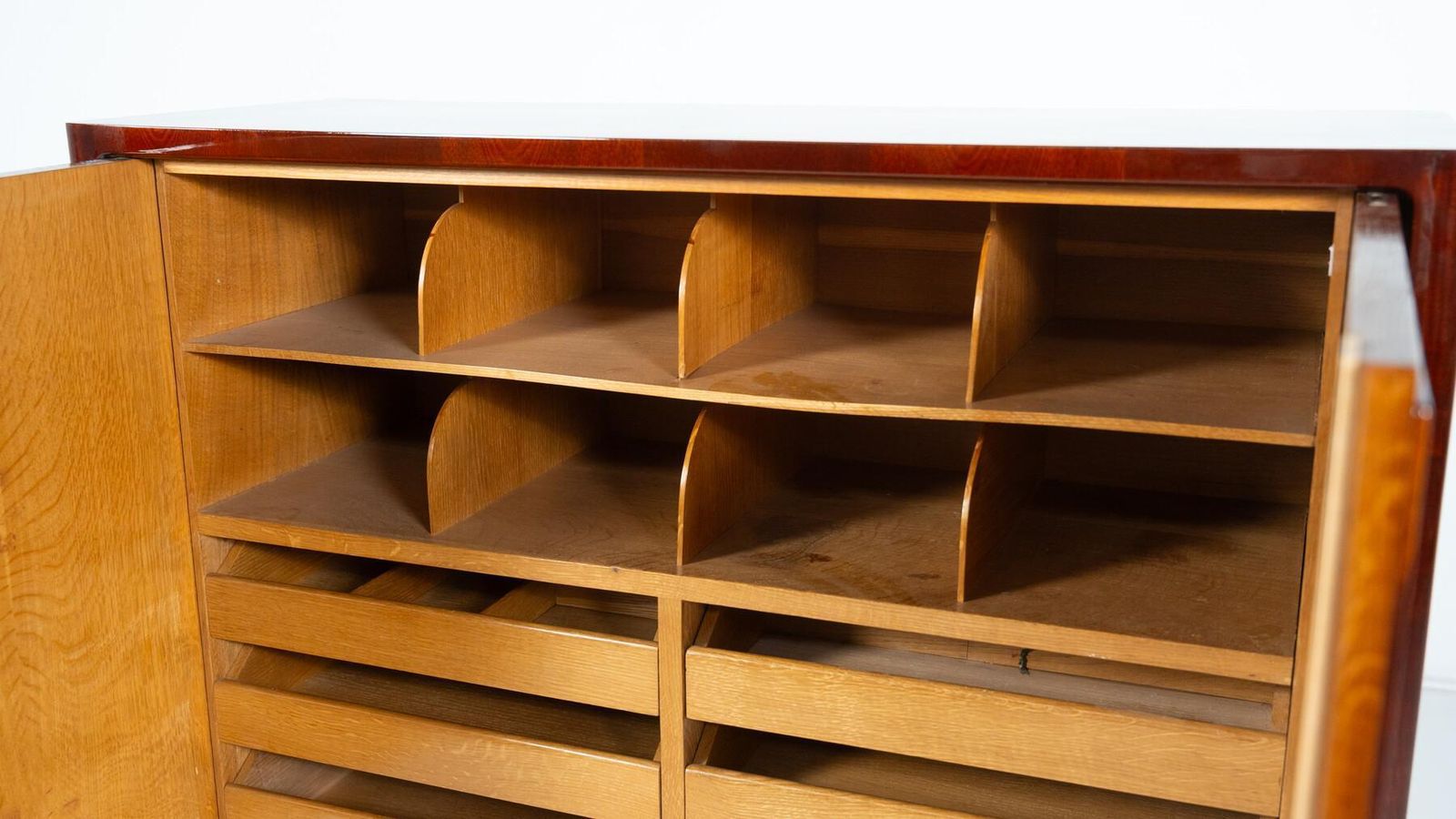 Mid Century Cabinet In The Style Of Paolo Buffa, Italy 1950s photo vinterior
