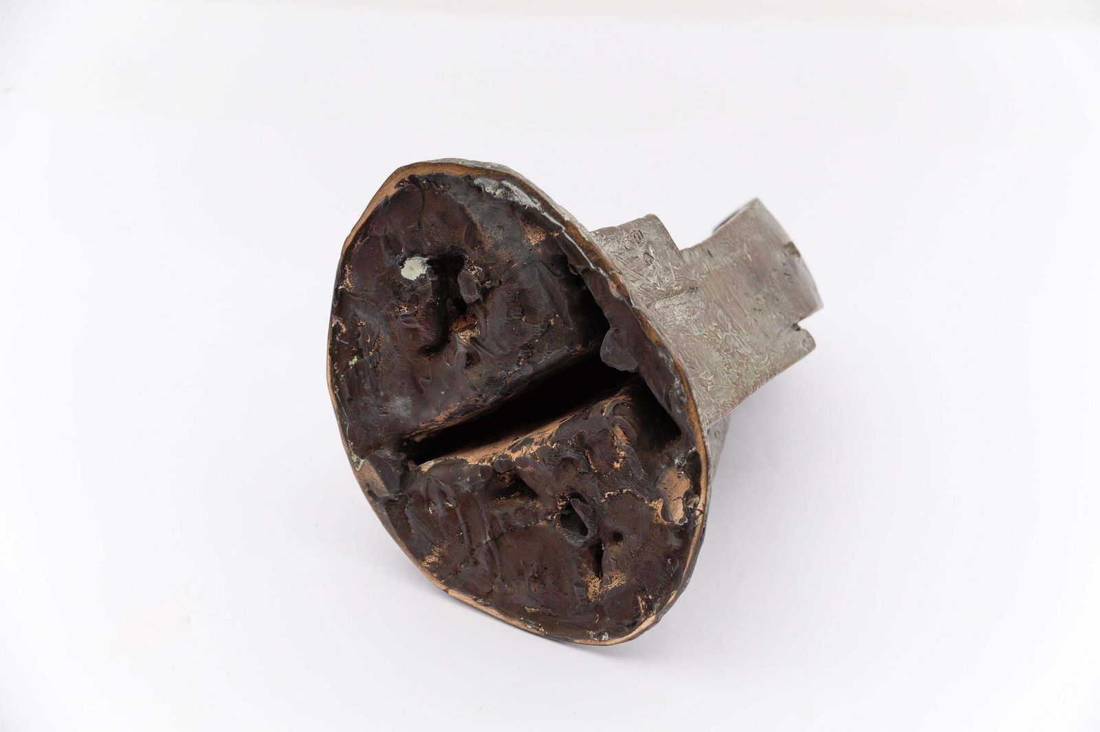 Art Figurative Artists Bronze Of A Keyhole Door Scene B.G. 1991 1/7 photo
