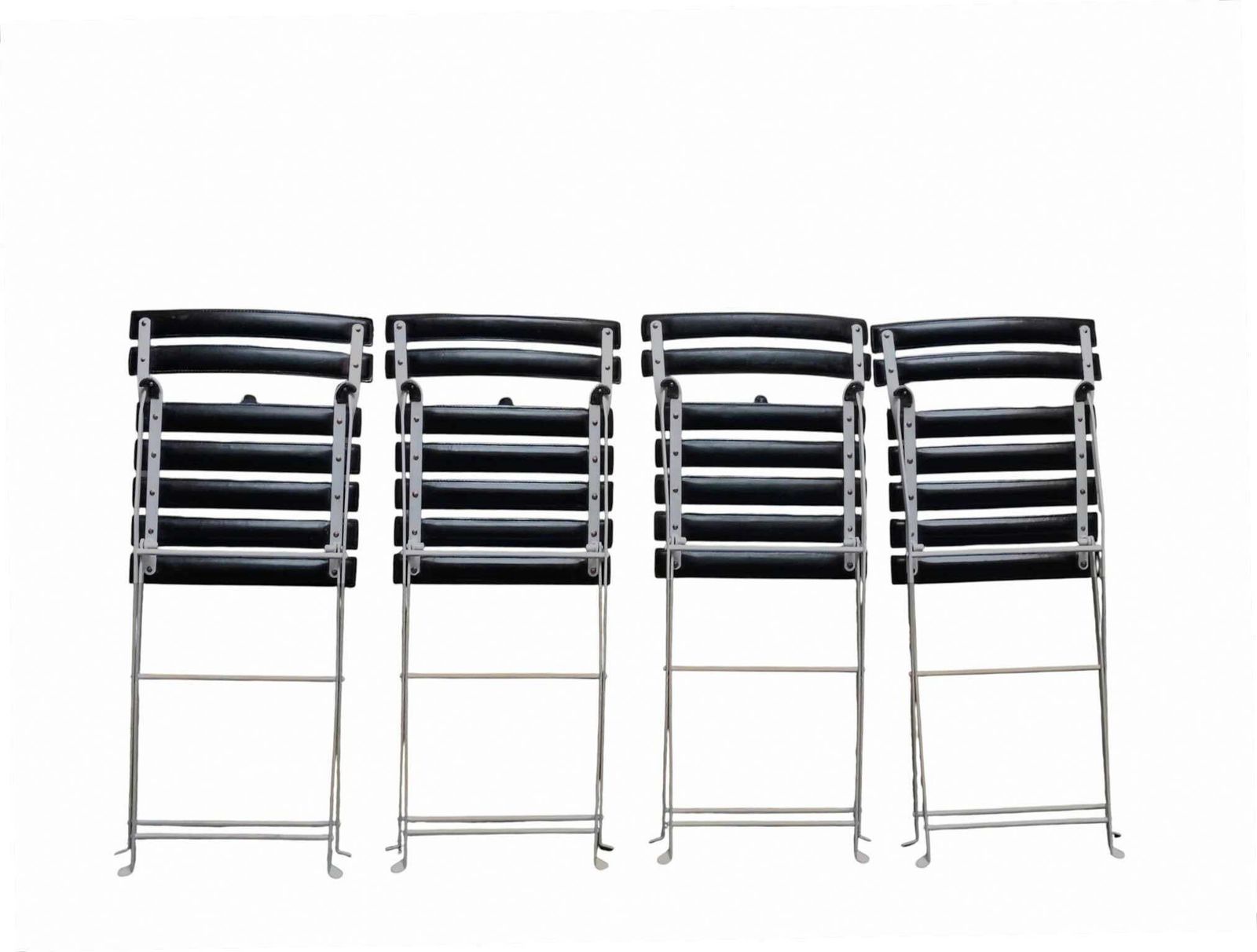 Marco Zanuso For Zanotta Set Of 4 Chairs "Celestina," Italy 1980s photo vintage