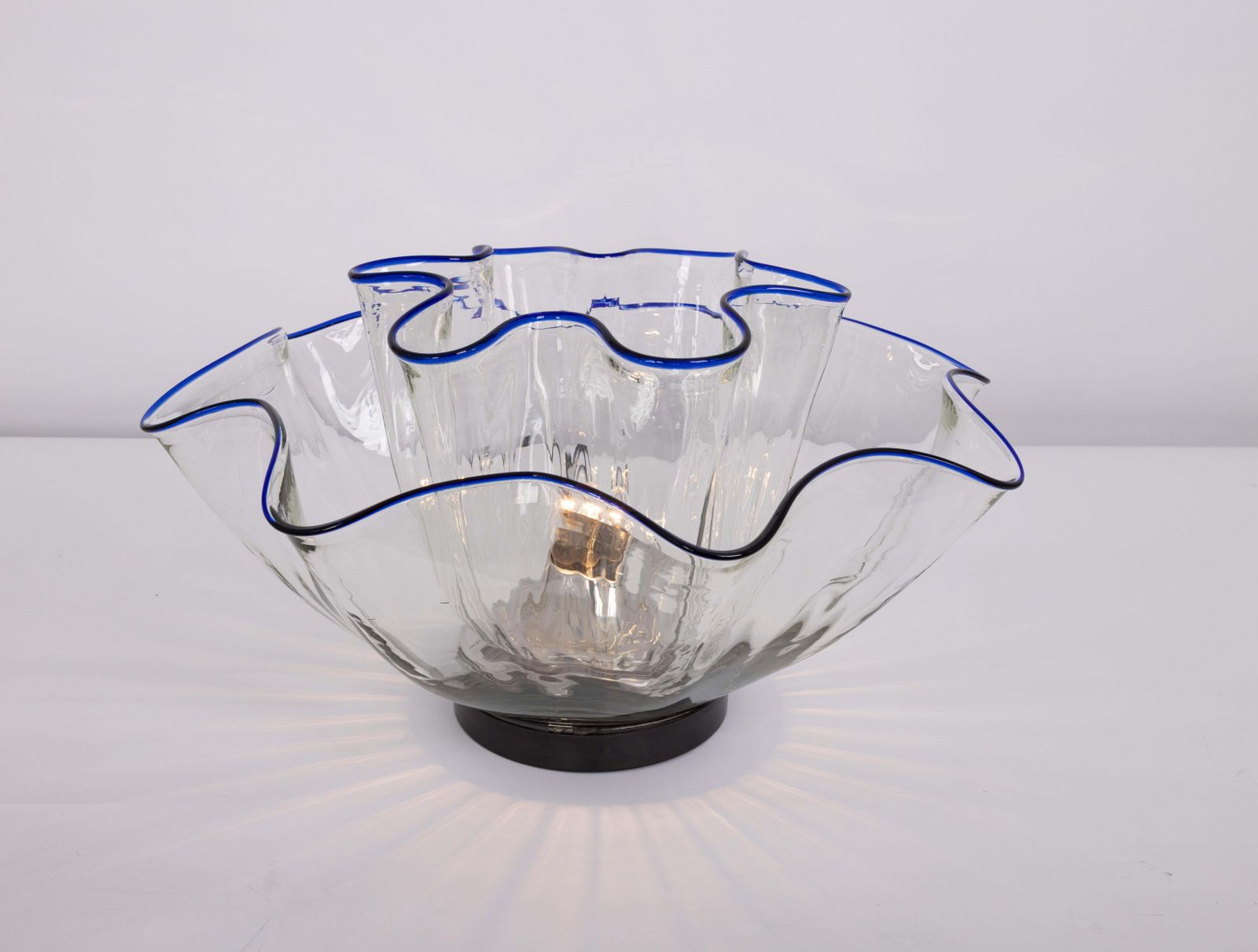 photo for sale Large Murano Glass Galea Lamps By Adalberto Dal Lago For Vistosi, Italy 1970s