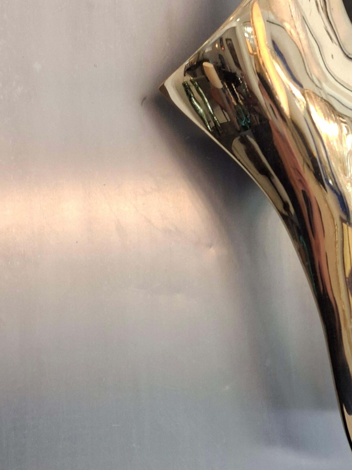 photo furniture Fred Brouard, Bronze Sculptural Sconce N°19/50, Circa 1970