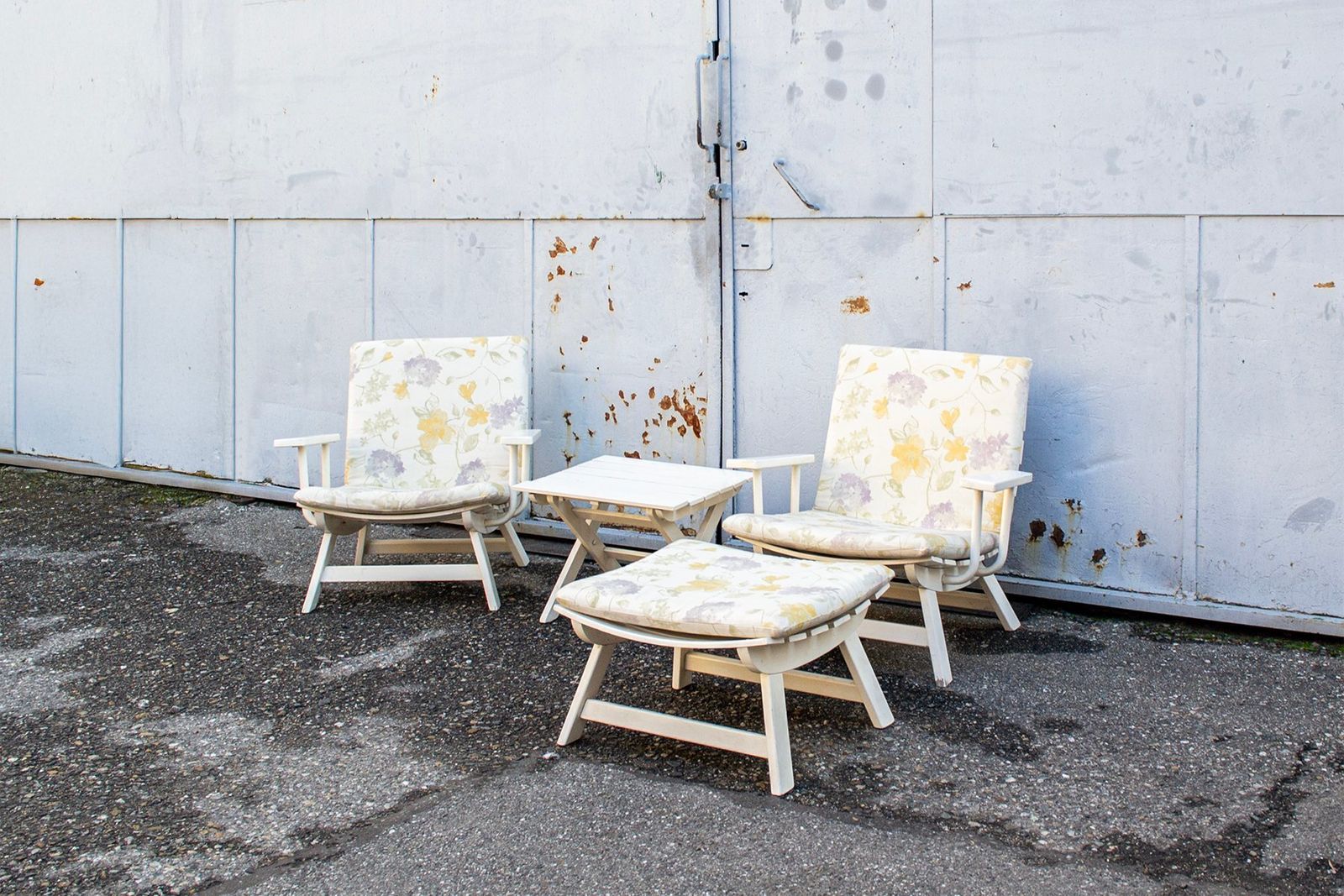 Folding Garden Chairs By Carlo Hauner For Bfc, 1960s, Set Of 4 photo furniture