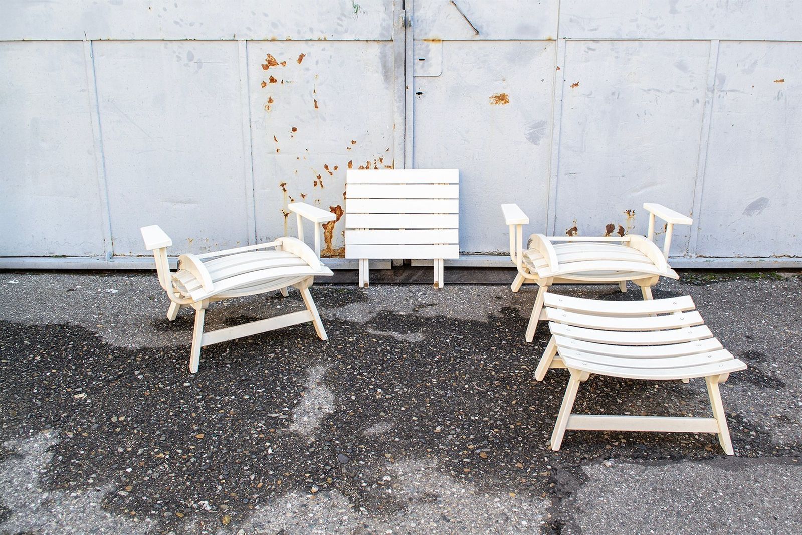 Folding Garden Chairs By Carlo Hauner For Bfc, 1960s, Set Of 4 photo 2759.0