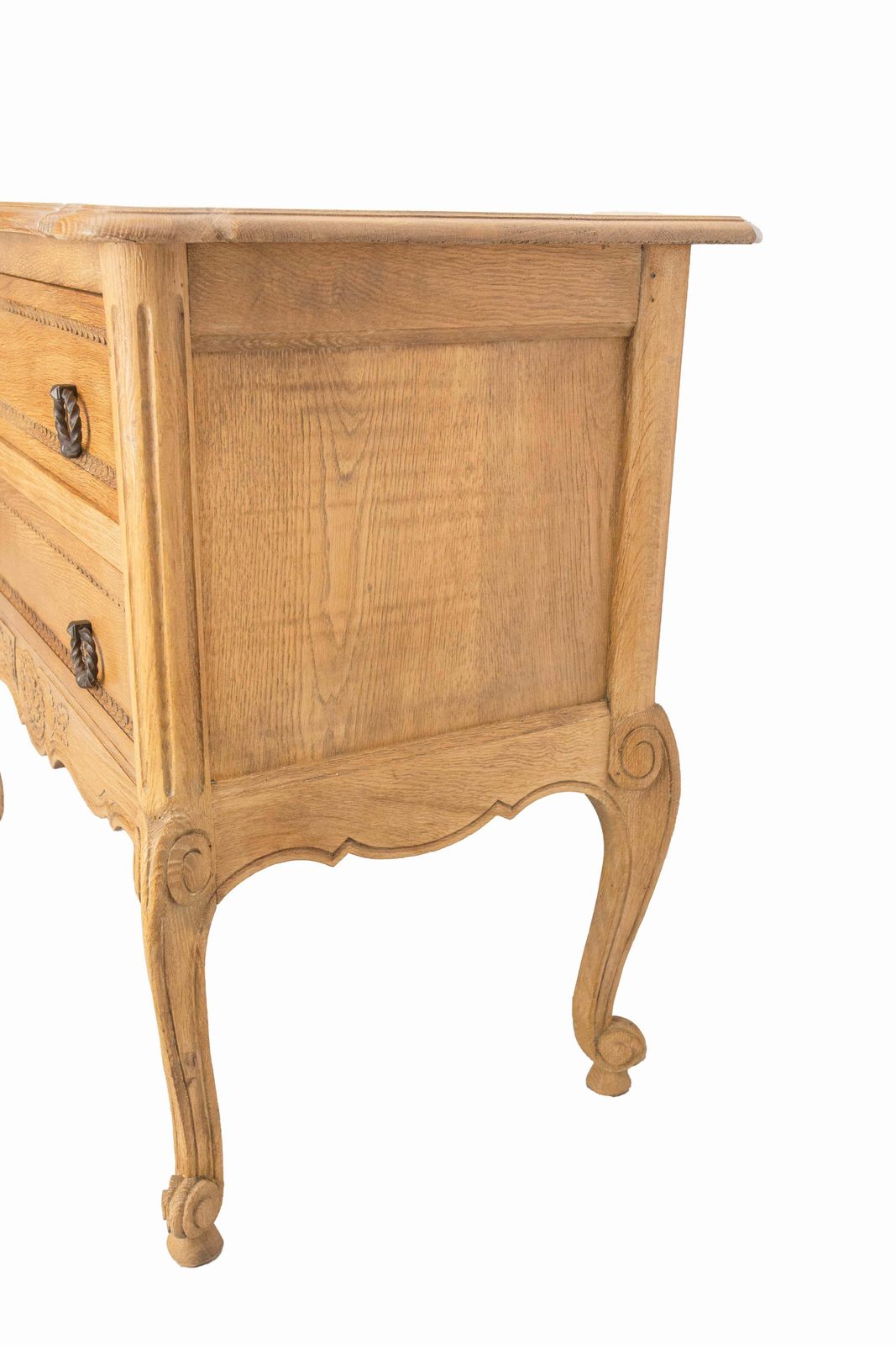 French Louis XV Style Oak Commode Chest Of Drawers, Circa 1940 photo Furniture
