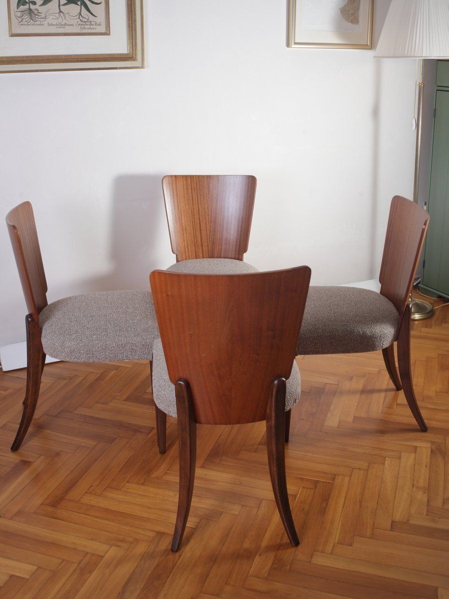 Dining Chairs By Jindrich Halabala For Up Zavody, 1950s, Set Of 4 photo Furniture