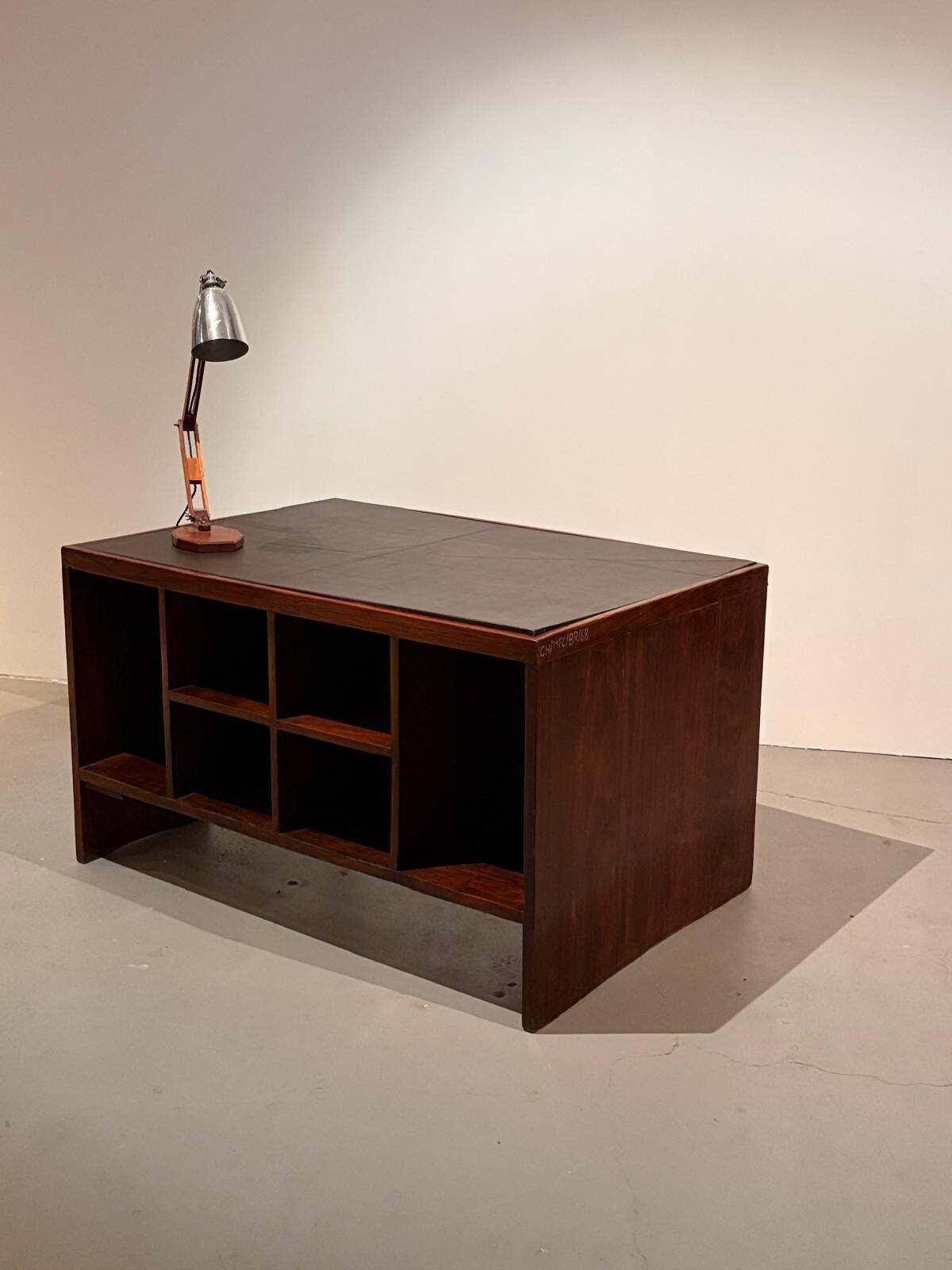 Furniture Pierre Jeanneret Original Pj Bu 02 A Pigeonhole Desk, Mid Century Modern. photo