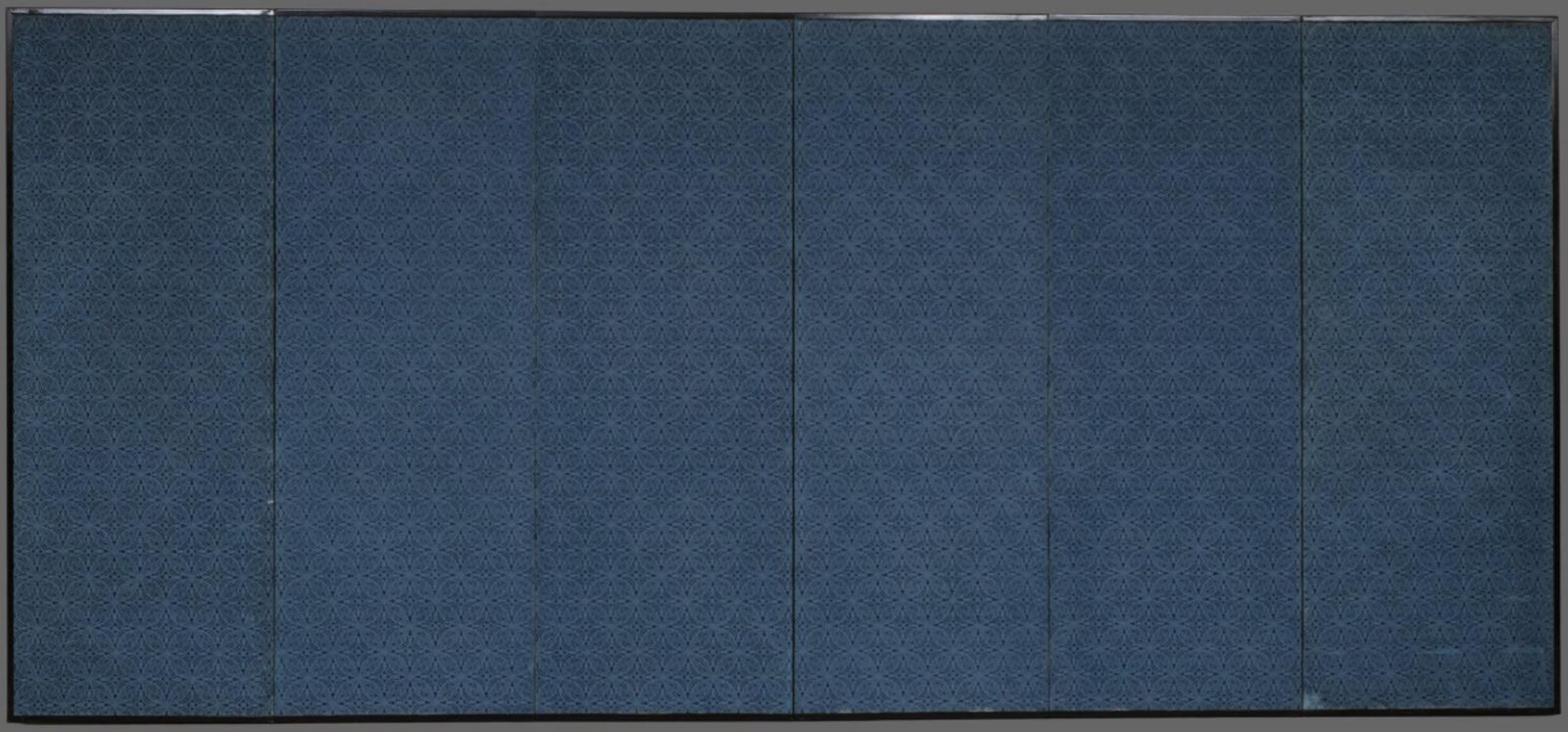 photo furniture Beautiful Japanese Folding Screen/Byôbu, Six Panels, Taishô /Early 20th Century.