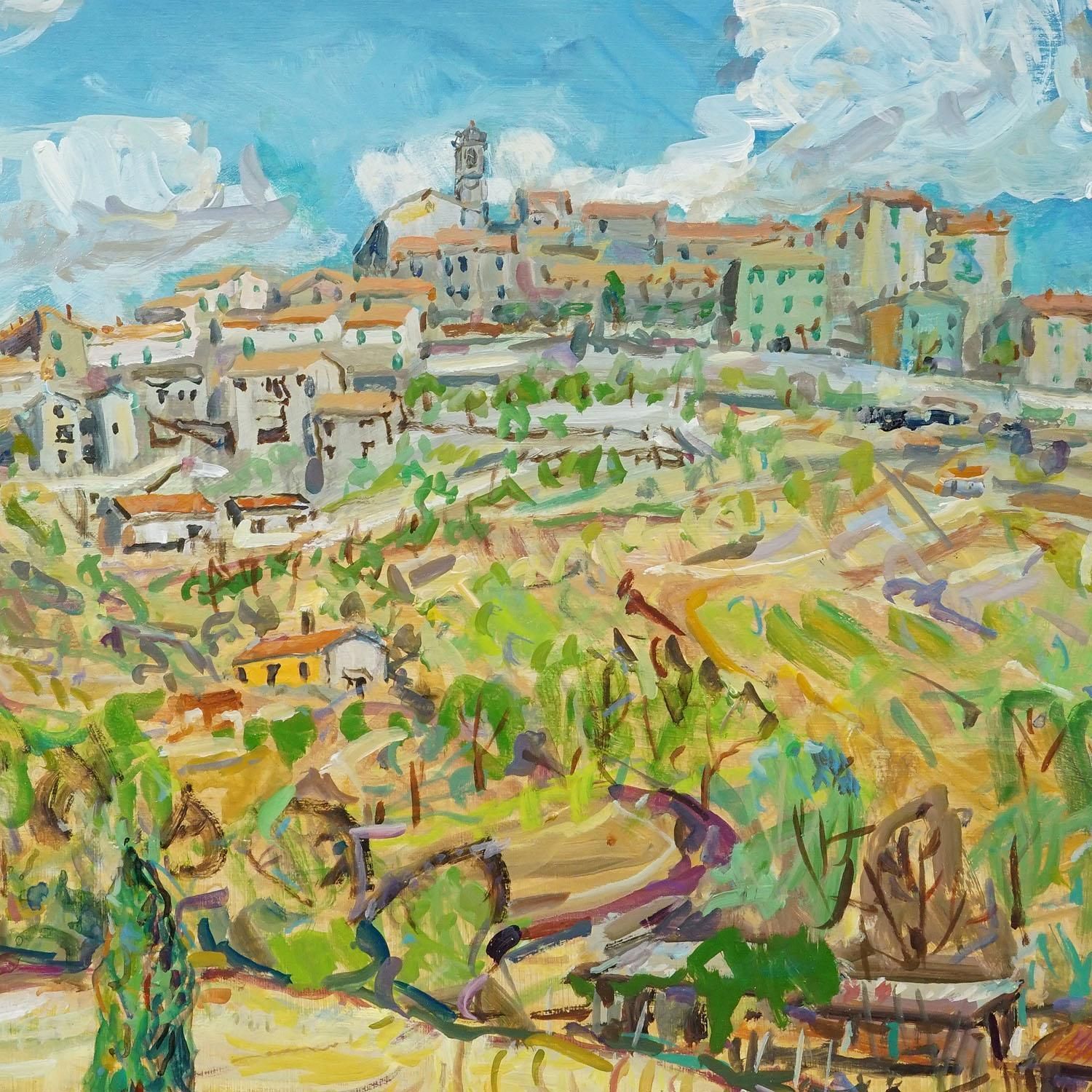 Alexander Michael Oil Painting – Prata In Tuscany, 1998 photo 711.0