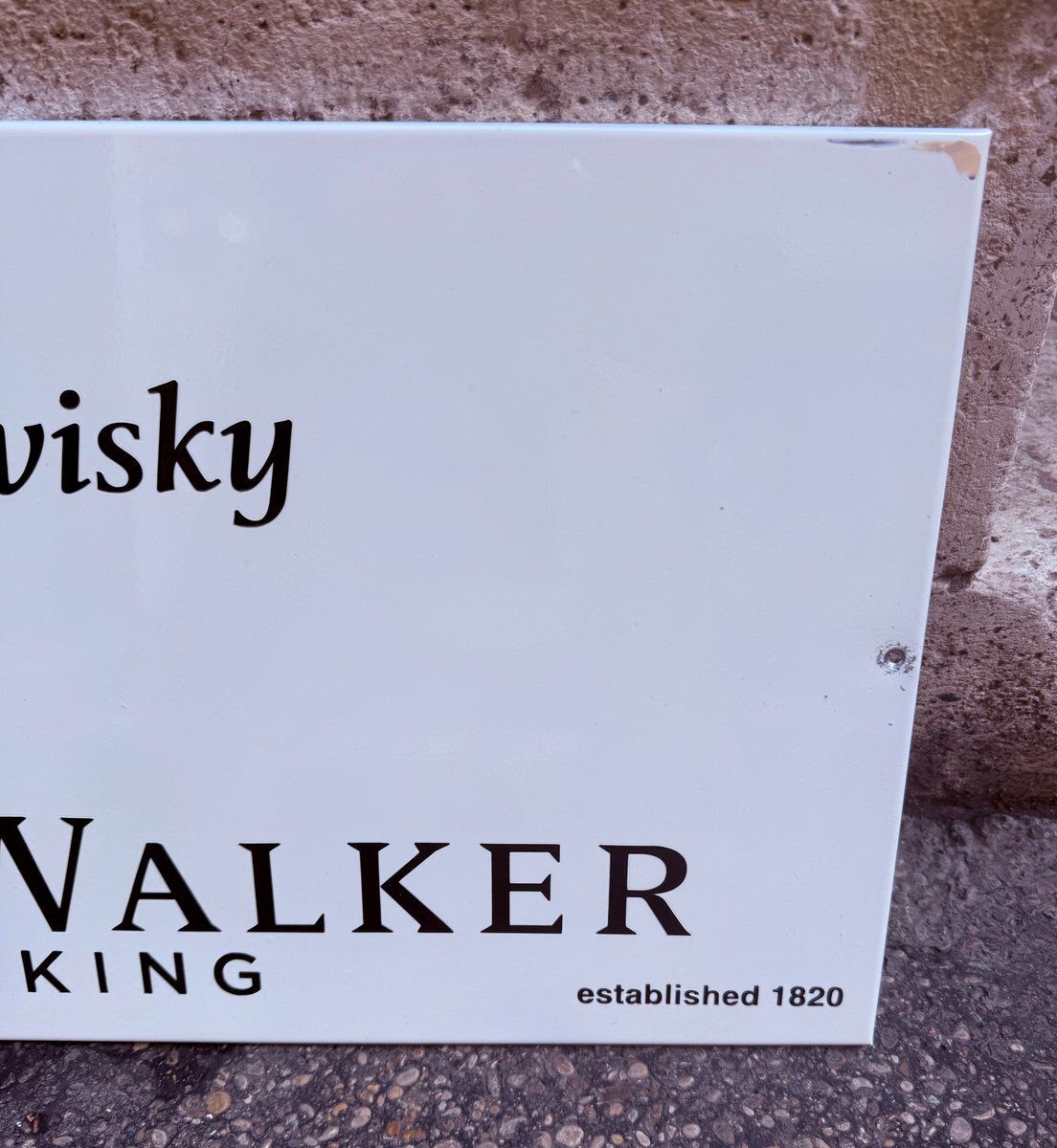 Vintage Johnnie Walker Sign, 1990s photo 490.0