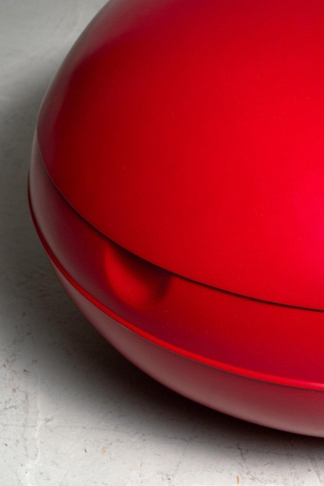 Red Garden Egg By Peter Ghyczy, 1970s photo vintage