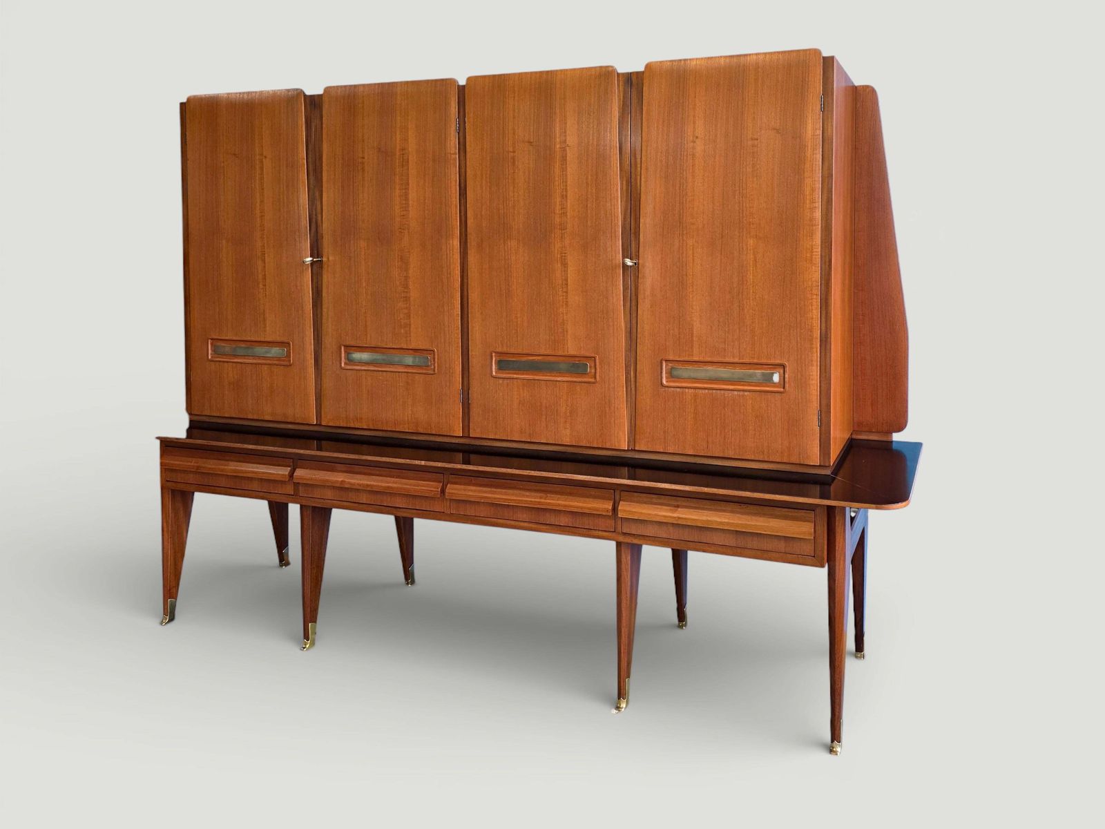 Furniture Italian Mid Century Sideboard Or Cabinet Bar Designed By Vittorio Dassi In 1950s photo
