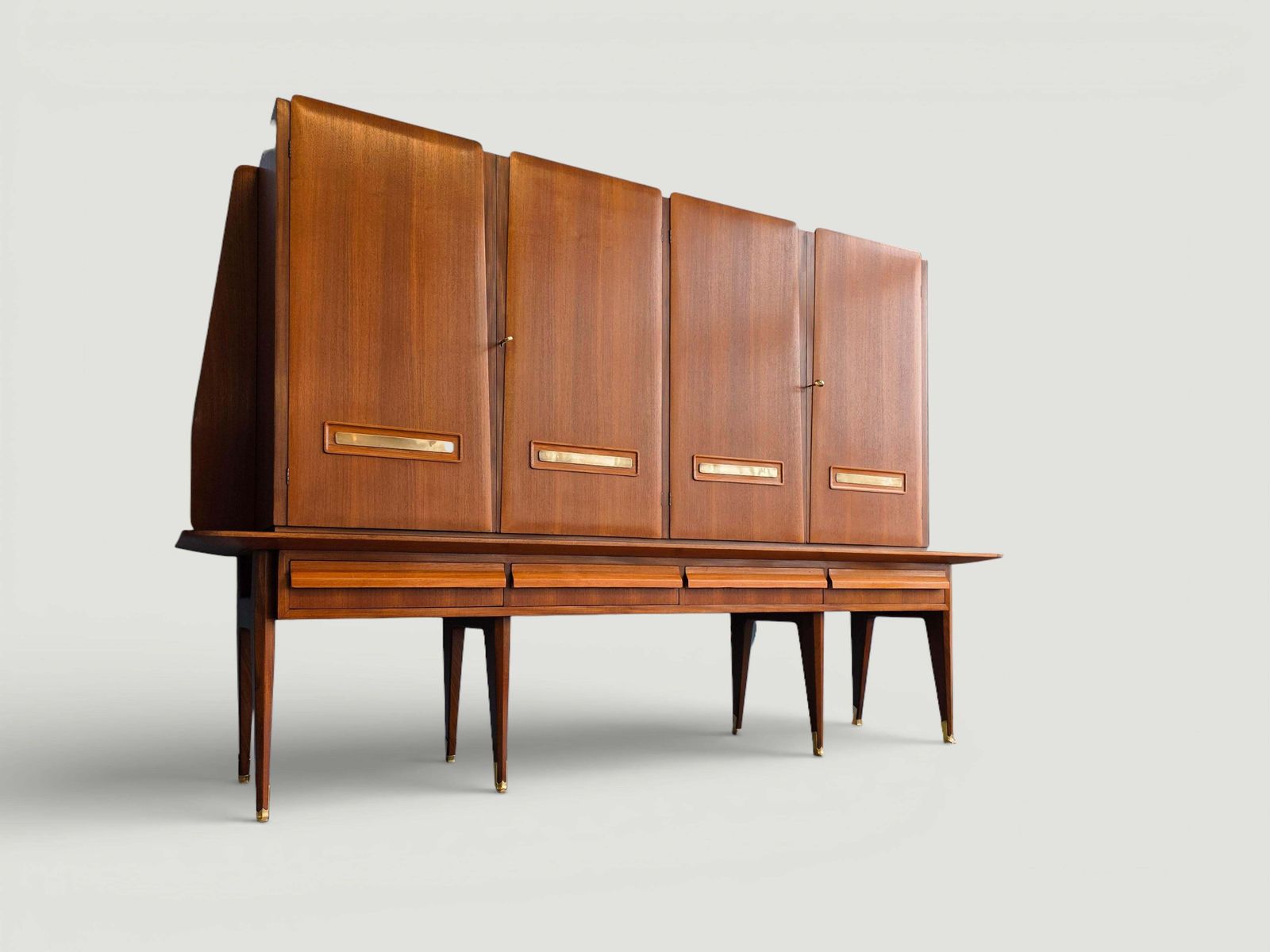 photo buy Italian Mid Century Sideboard Or Cabinet Bar Designed By Vittorio Dassi In 1950s
