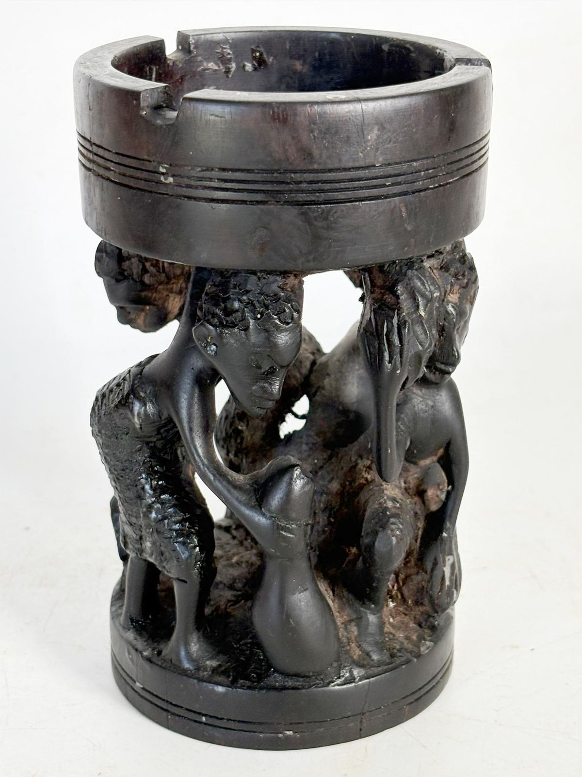Wooden Ashtray In The Shape Of A Sculpture, France, 1950 photo buy