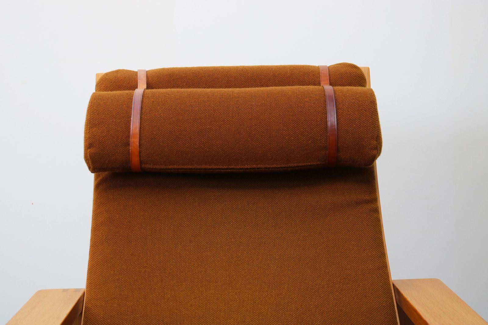 photo buy Rare Pair Of Model 2254 Lounge Chairs By Børge Mogensen With Ottomans 1950s Wool