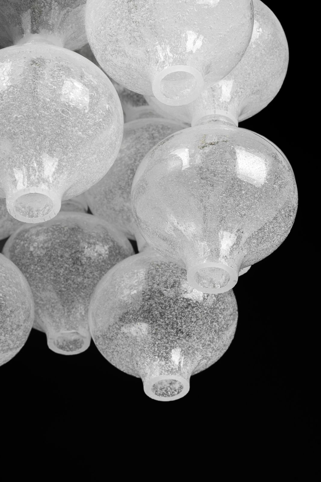 1267.0 1 Of 5 Petite Tulipan Glass Pendant By Kalmar, Austria, 1960s photo