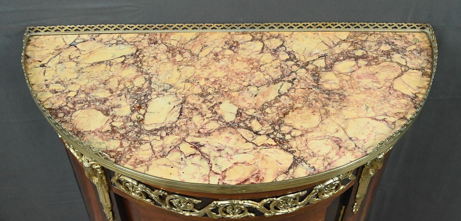 Small Louis XVI Style Marquetry Parlor Cabinet – Mid 19th Century photo 1820.0
