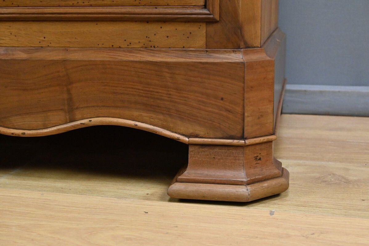 Furniture Walnut Chest Of Drawers, Louis Philippe Style – 1900 photo