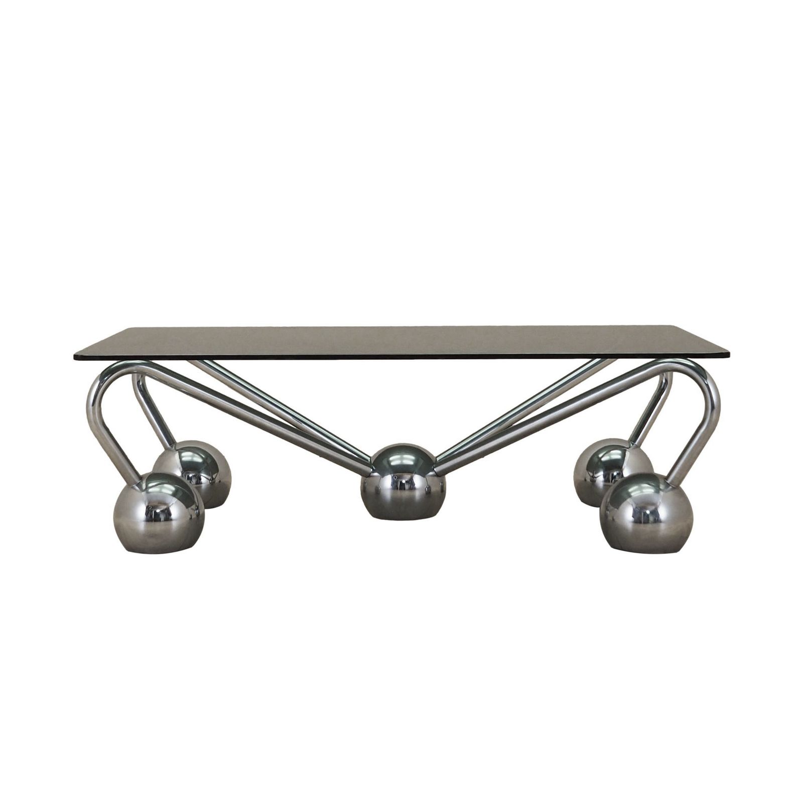 Glass Coffee Table, Italian Design, 1970s, Manufactured In Italy