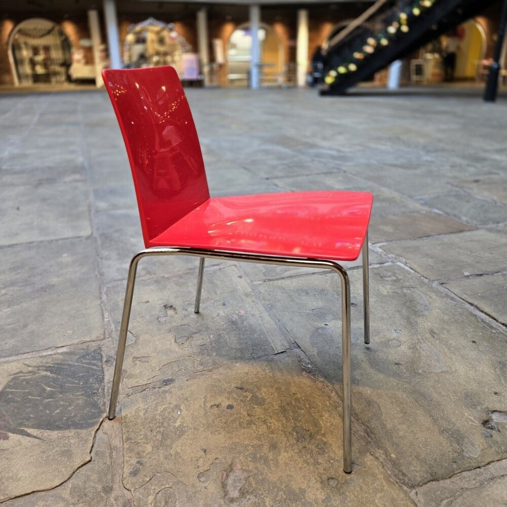 Red Leaf Dining Chairs By Moroso photo for sale