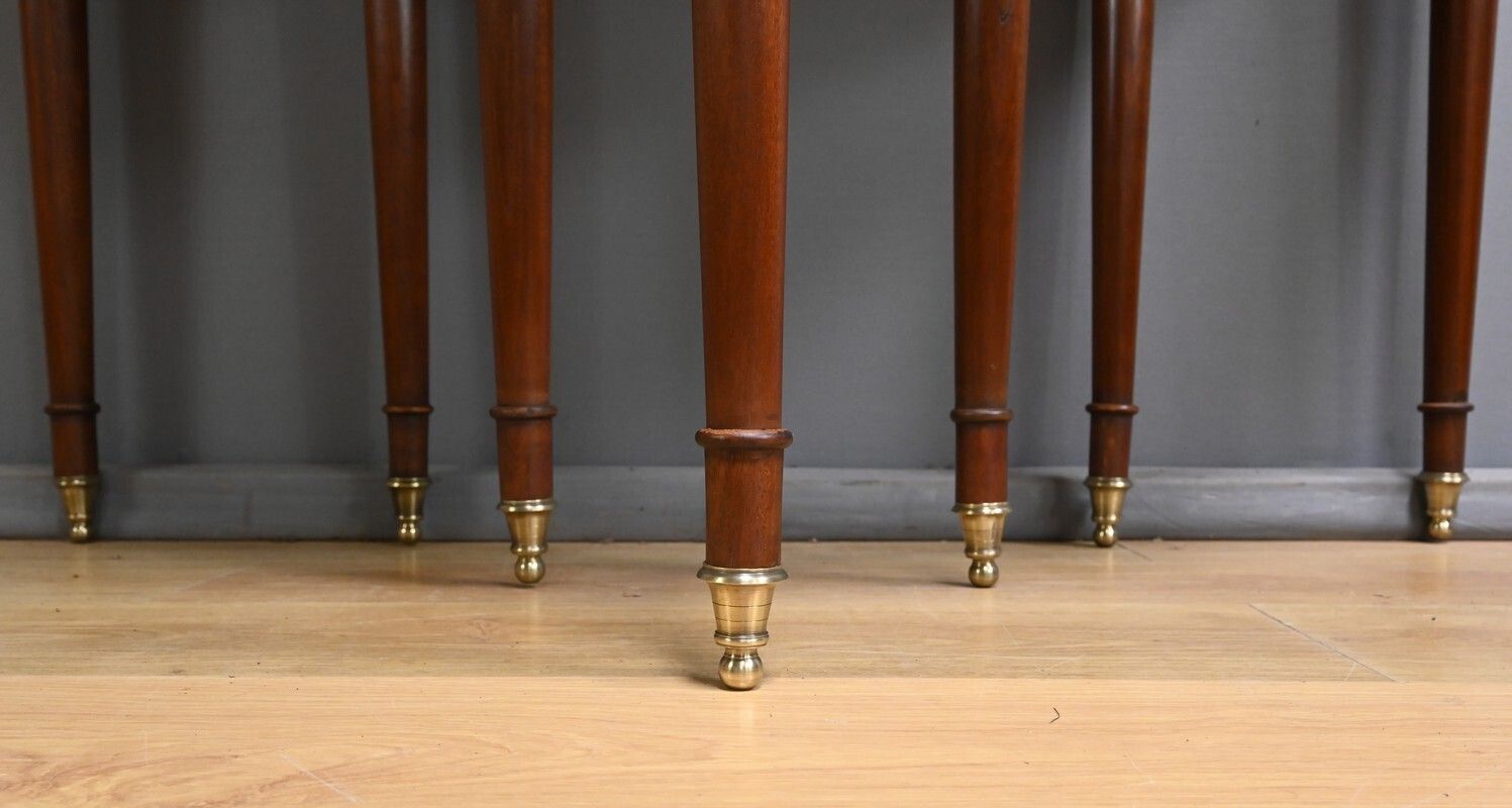 Mahogany Half Moon Extending Table – Second Half Of The 19th Century photo vintage