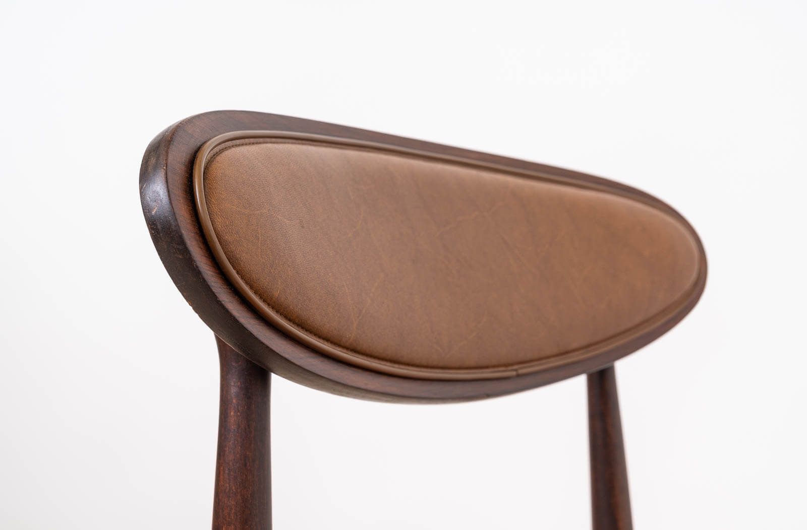 photo vintage Mid Century Modern Dining Set, Round Table With 4 Fredrik Kayser Chairs No. 125b
