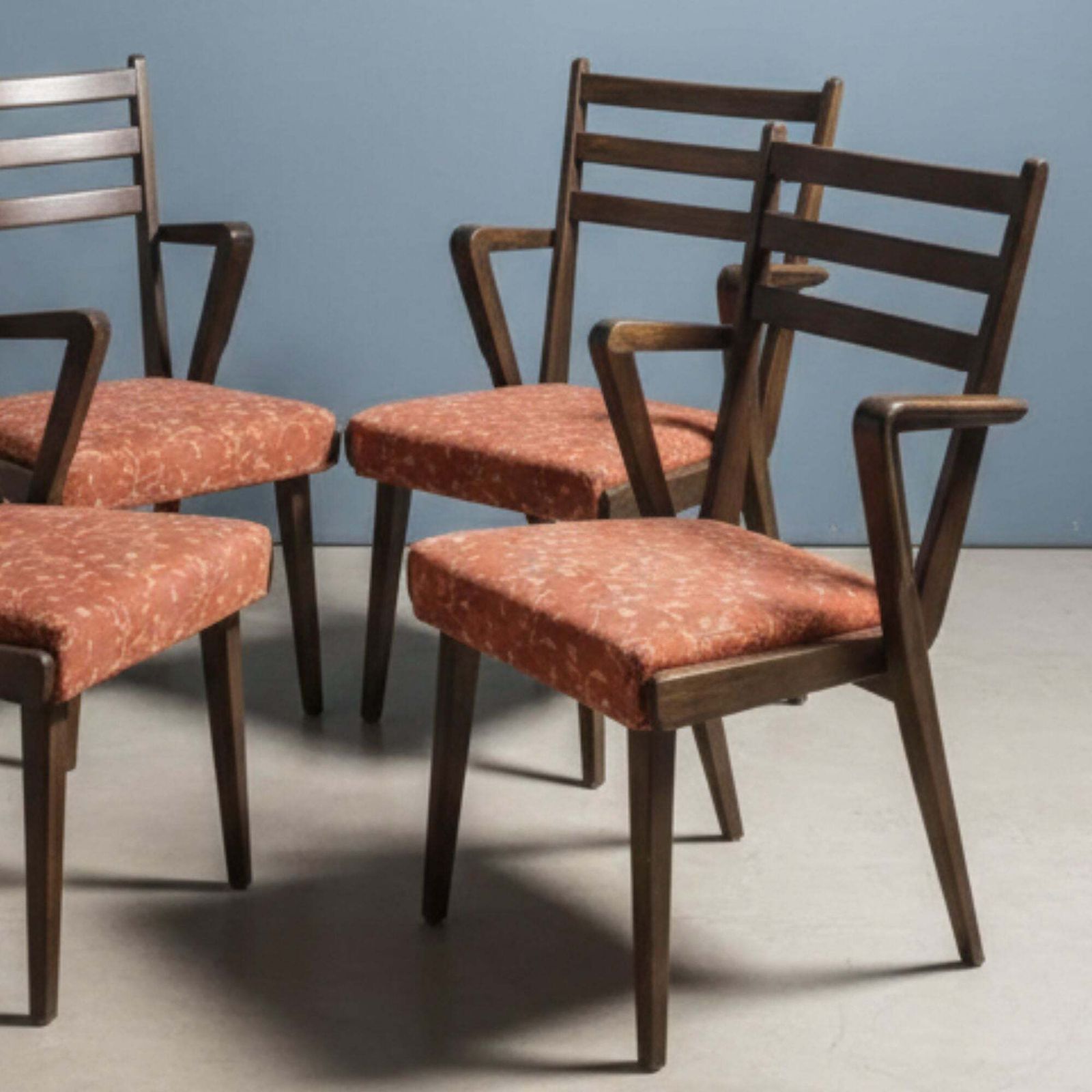 Set Of 4 Mid Century Chairs By Jitona, 1970s photo furniture