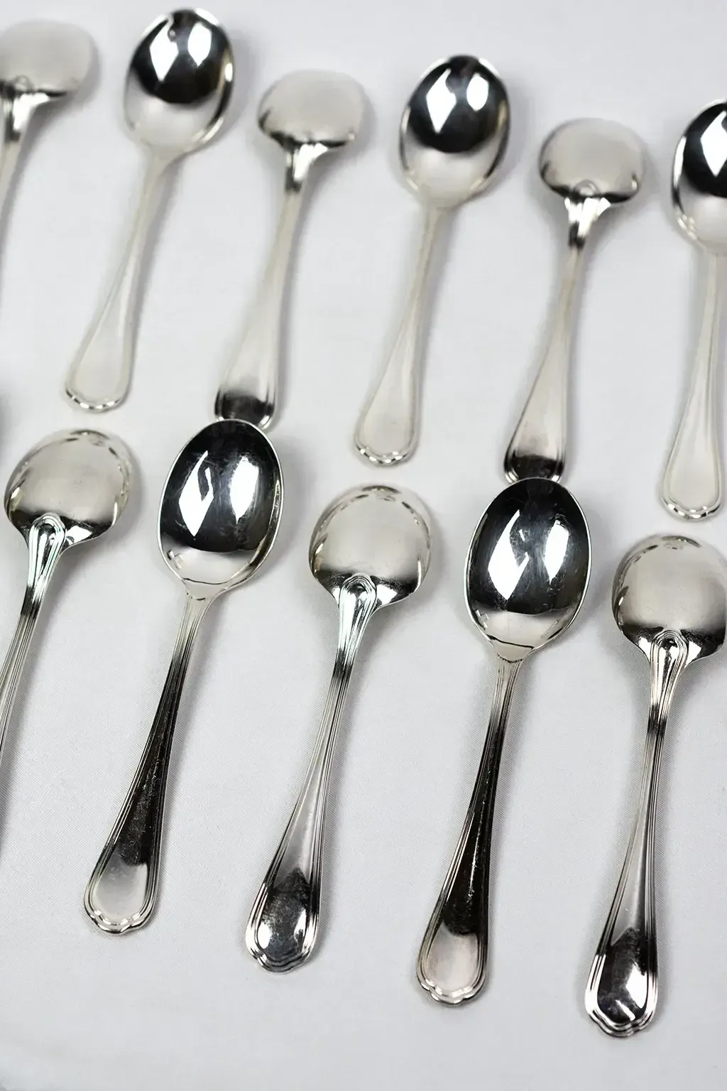 Christofle – 12 Spatours Silver Plated Teaspoons In Their Original Case photo 200.0