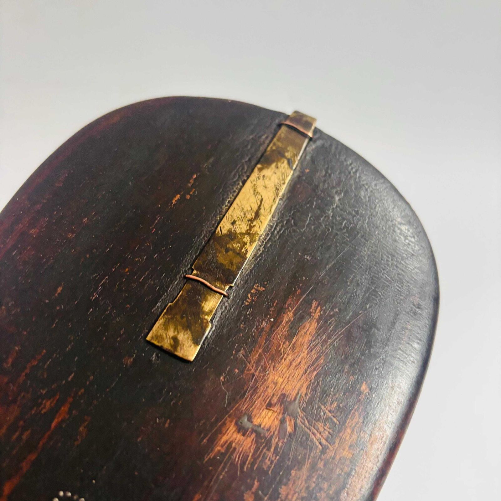 photo for sale Antique Asian Qing Dynasty Opium Scales Rosewood Brass Metal Measure Prop:Untested