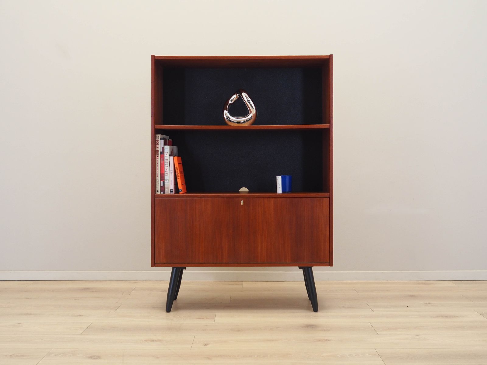 Teak Bookcase, Danish Design, 1960s, Manufactured In Denmark photo furniture