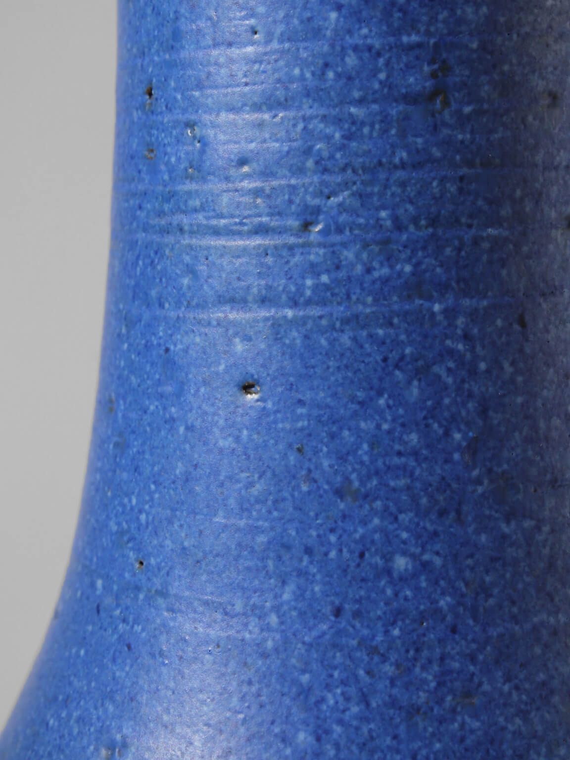 Ninnie Forsgren Blue Ceramics Vase, 1960s, Sweden photo Home Decor
