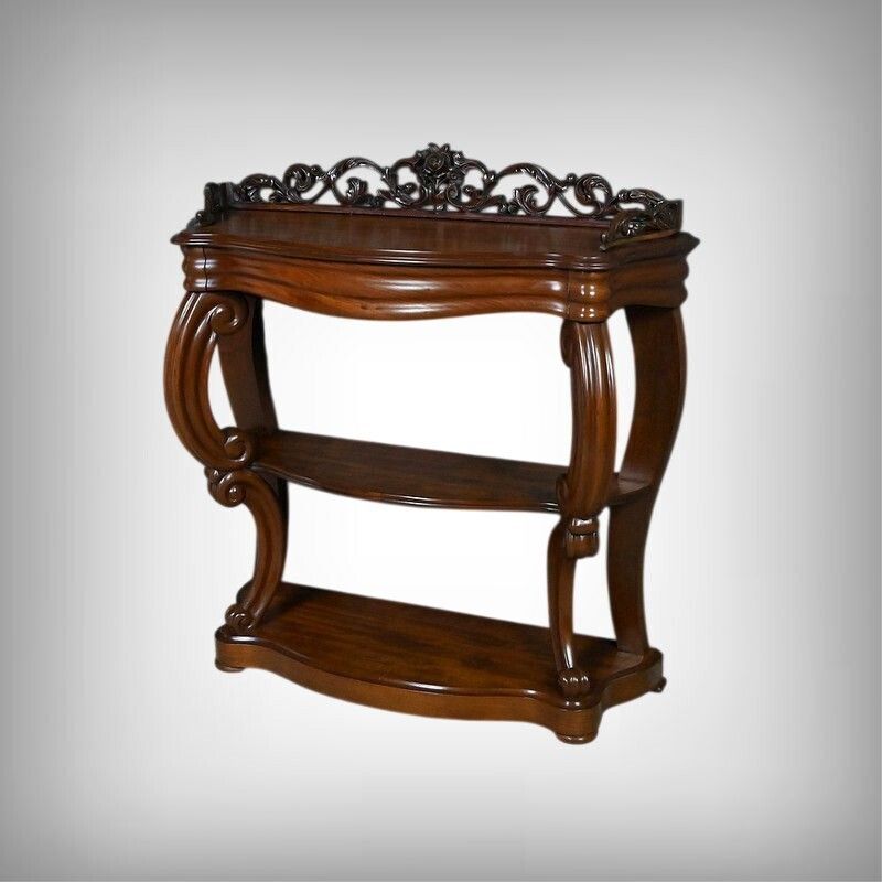 Mahogany Console Table, Napoleon III Period – Second Half Of The 19th Century photo furniture