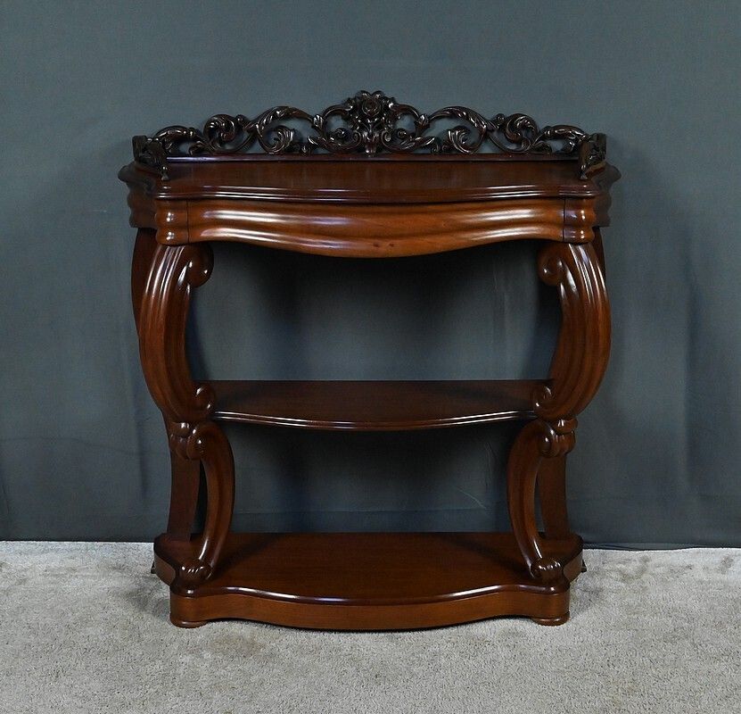 Mahogany Console Table, Napoleon III Period – Second Half Of The 19th Century photo buy