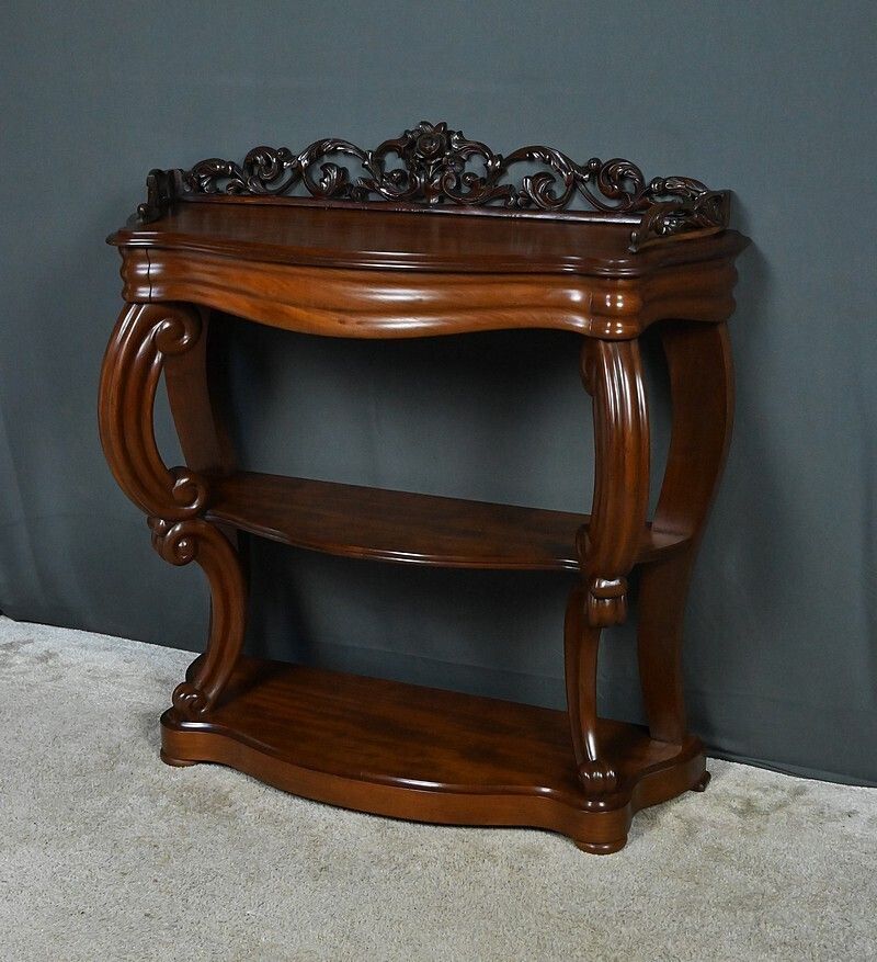 photo buy Mahogany Console Table, Napoleon III Period – Second Half Of The 19th Century