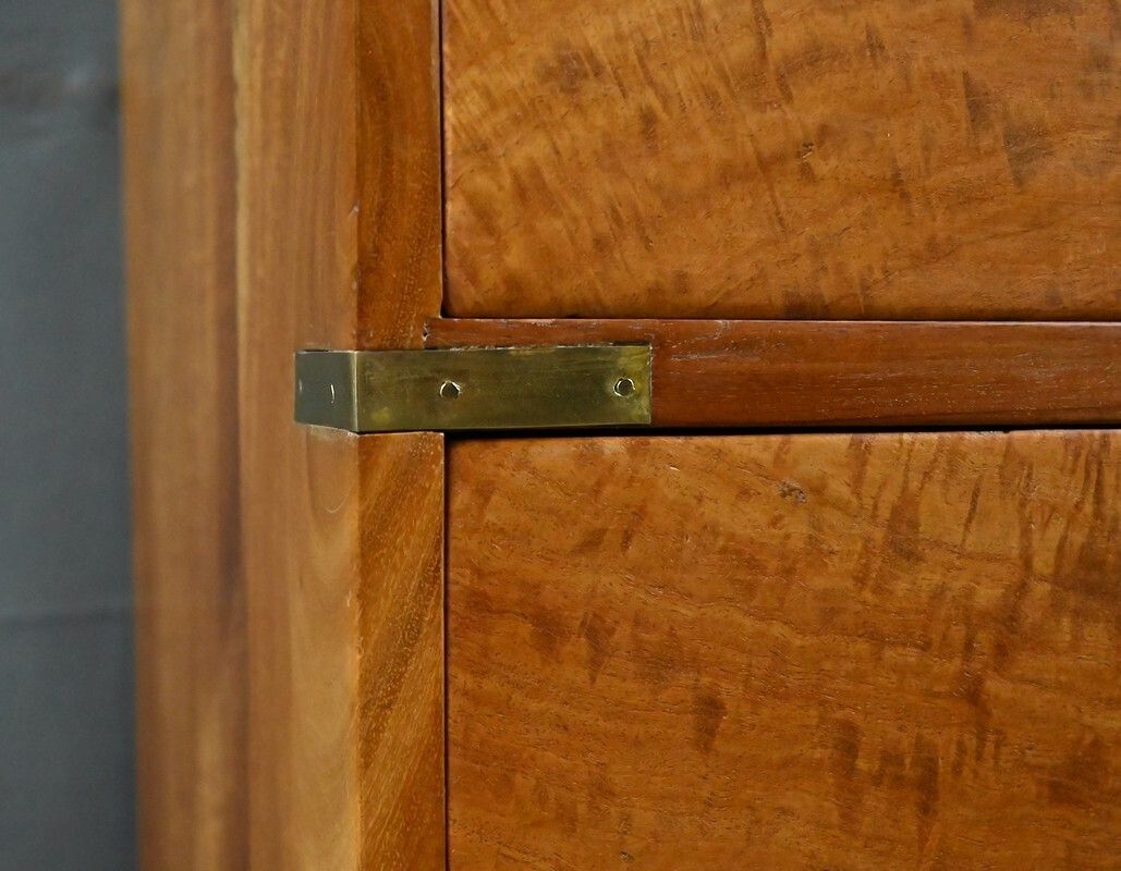 photo for sale Solid Mahogany Marine Chest Of Drawers, India – 20th Century