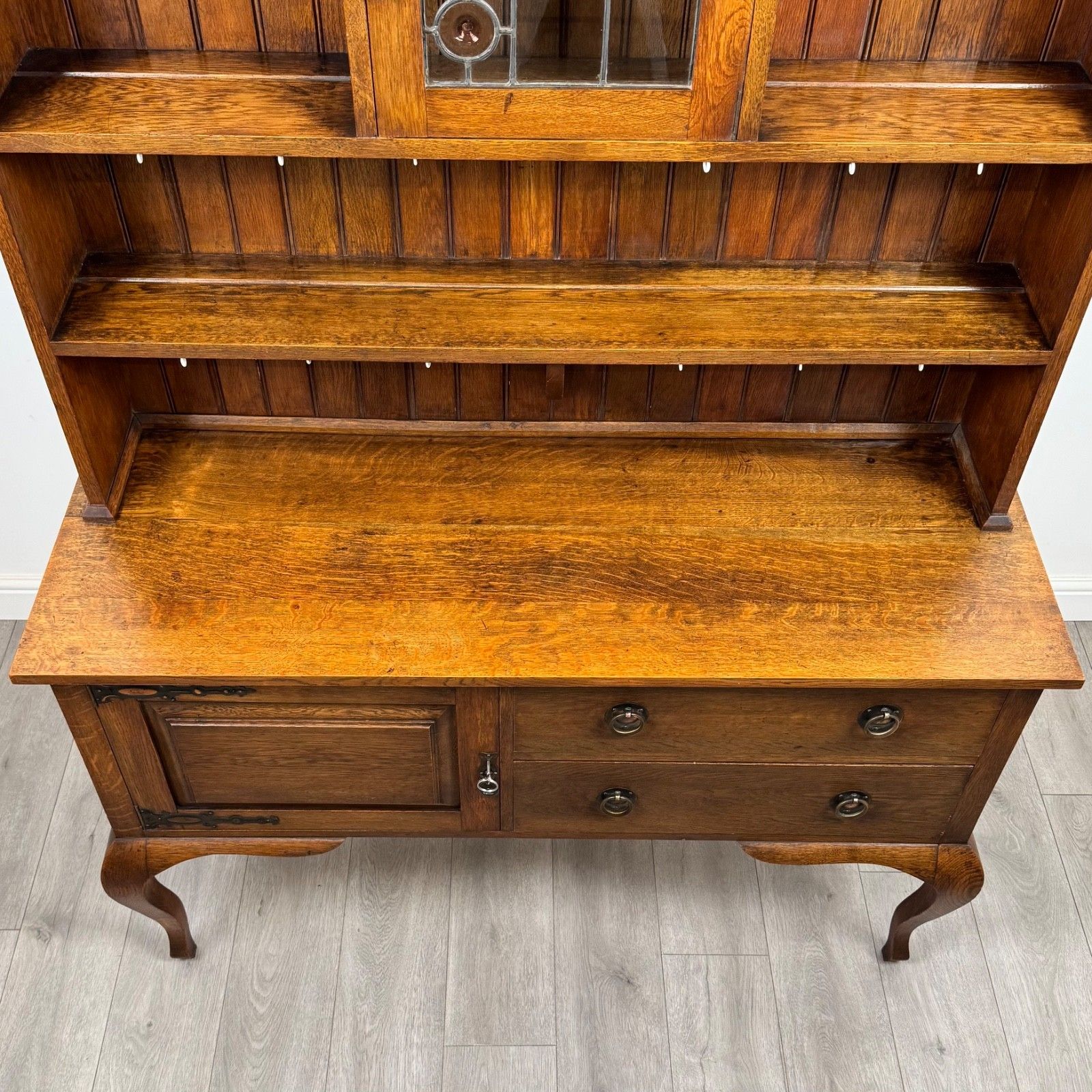 photo for sale Antique 20th Century Good Quality Arts & Crafts Dresser In Oak