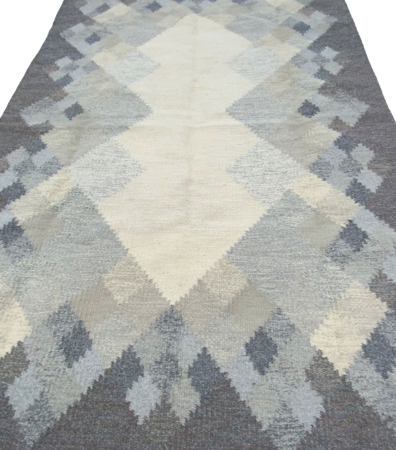 Mid Century Swedish Kilim Röllakan Rug By Brita Svefors For Axeco Svenska 1960s photo buy