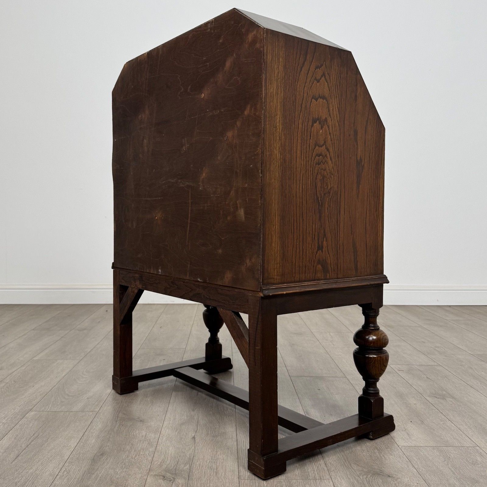 Antique 20th Century Good Quality Bureau In Oak photo buy