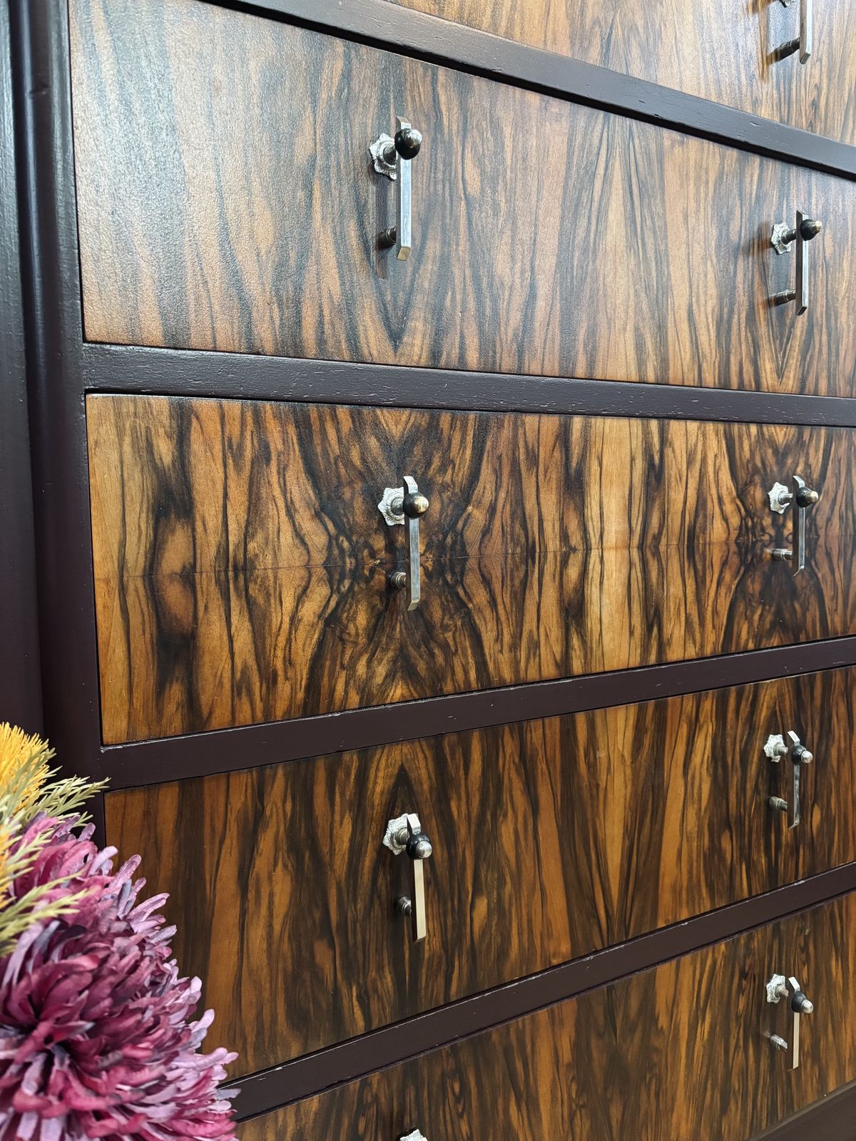 Art Deco Walnut Chest Of Drawers photo furniture