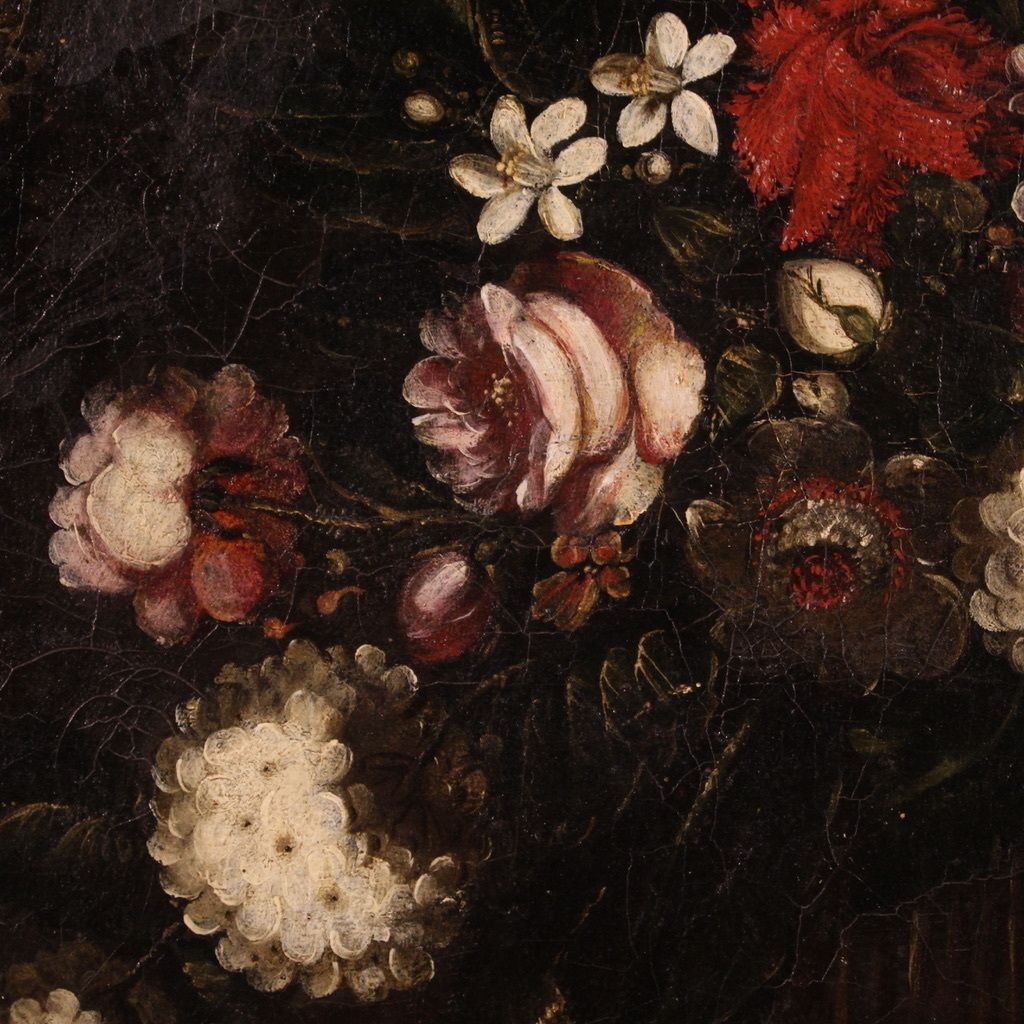 Italian Still Life Painting From 18th Century photo vintage