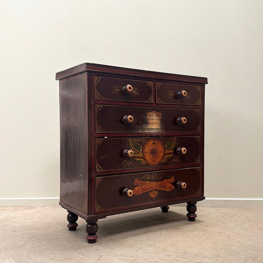 Nautical Chest Of Drawers, 1900s