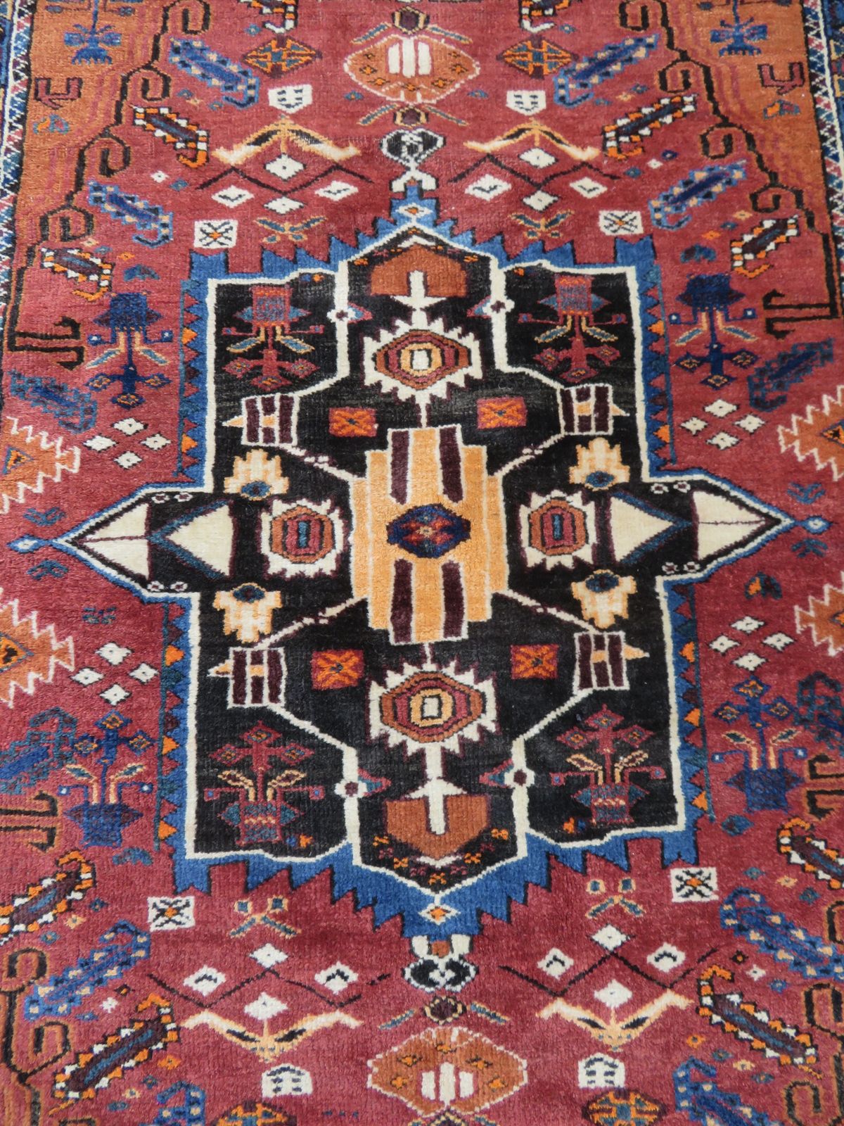 Unusual Antique Baluch Rug. 181cm X 104cm. photo for sale
